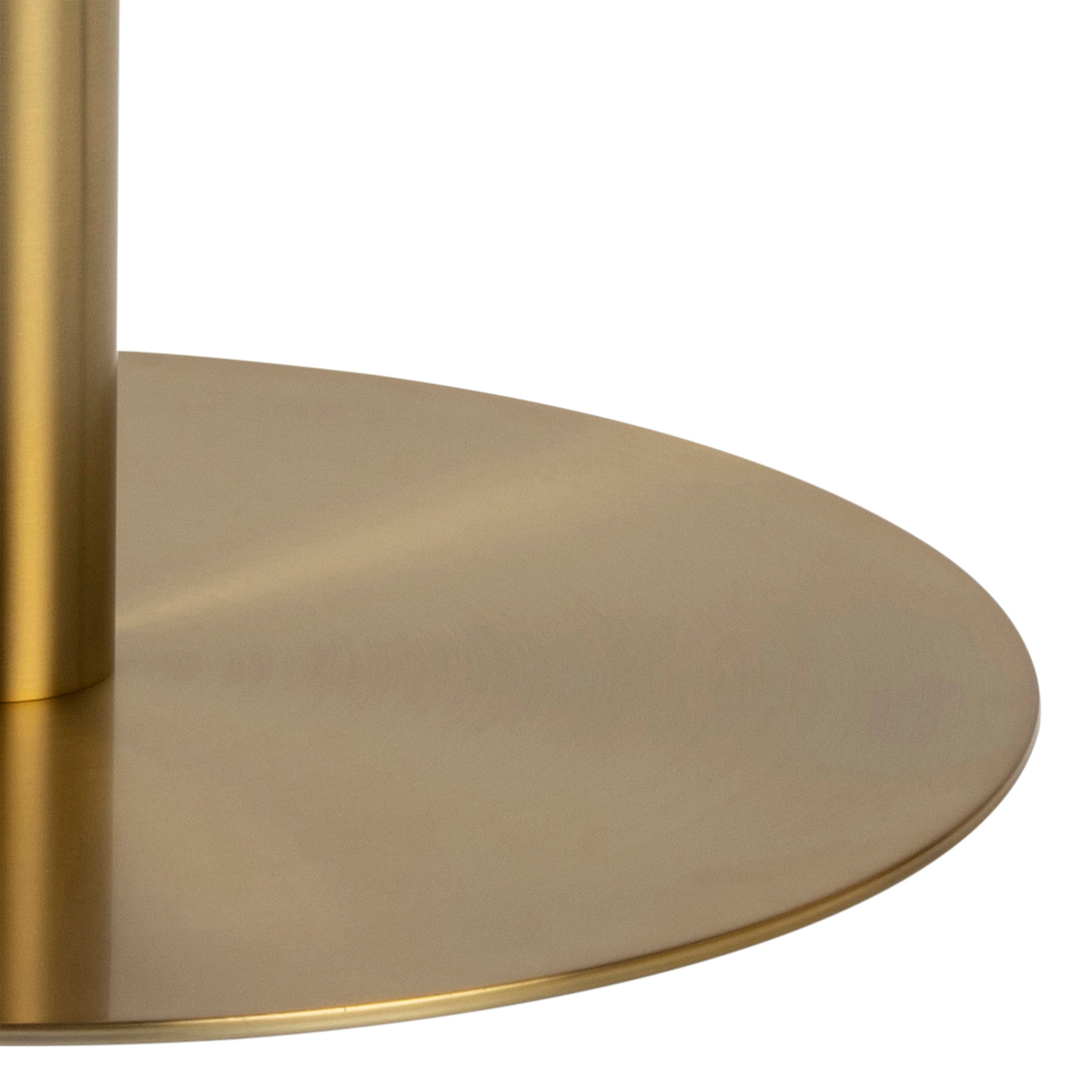 Corby Round Dining Table with White Polished Marble Top & Gold Base inc 4 Batilda Dining Chairs in Dark Grey