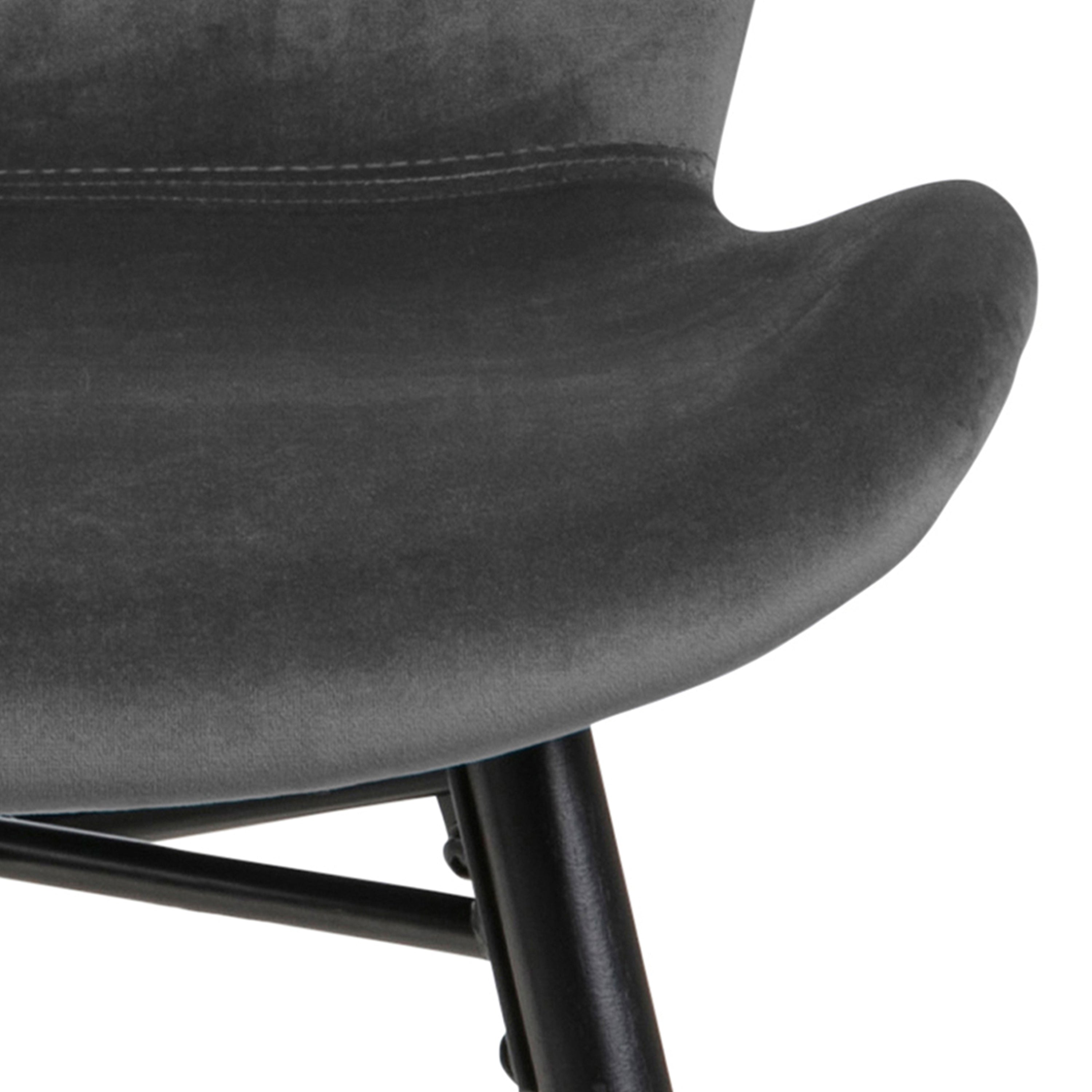Batilda Dining Chair in Dark Grey Set of 2 – FTG, view 7
