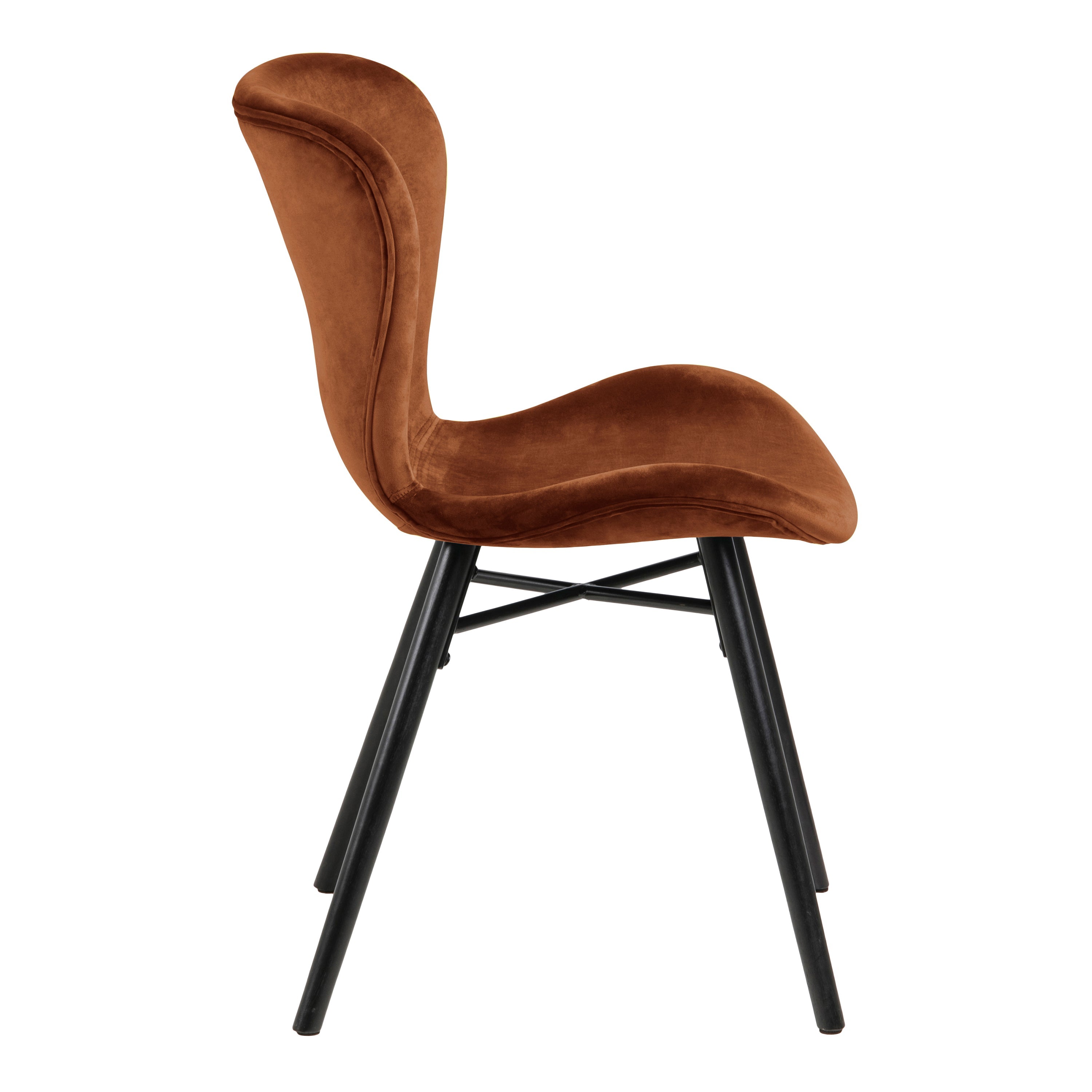 Batilda Dining Chair in Copper Set of 2 – FTG, view 3
