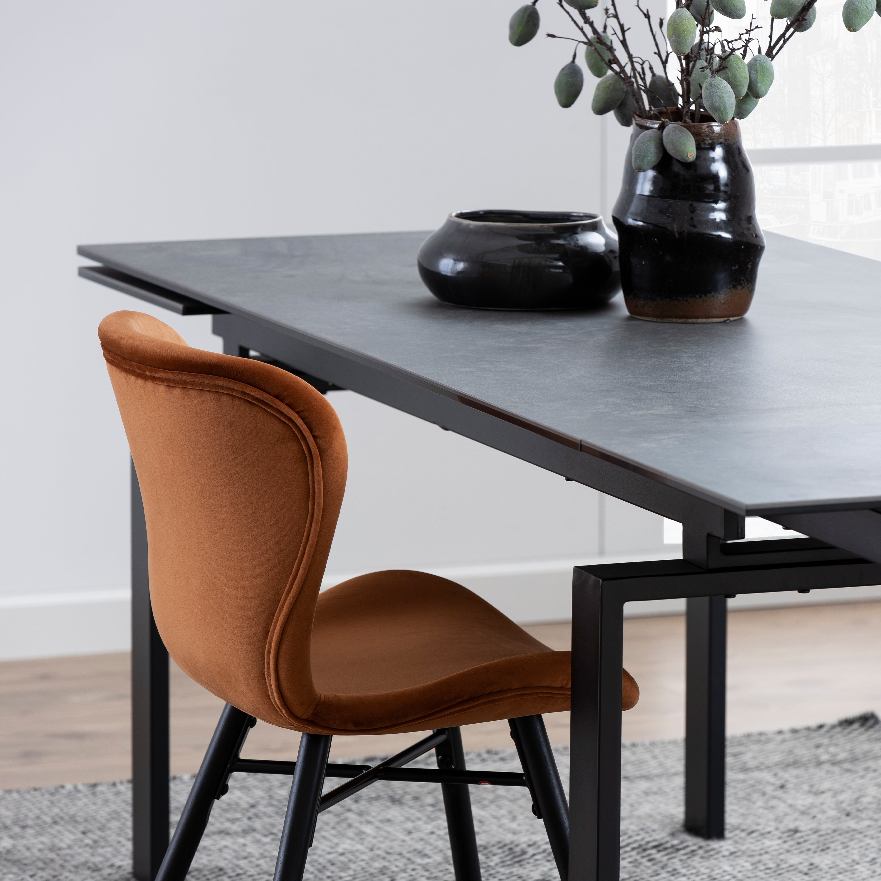 Batilda Dining Chair in Copper Set of 2 – FTG, view 5