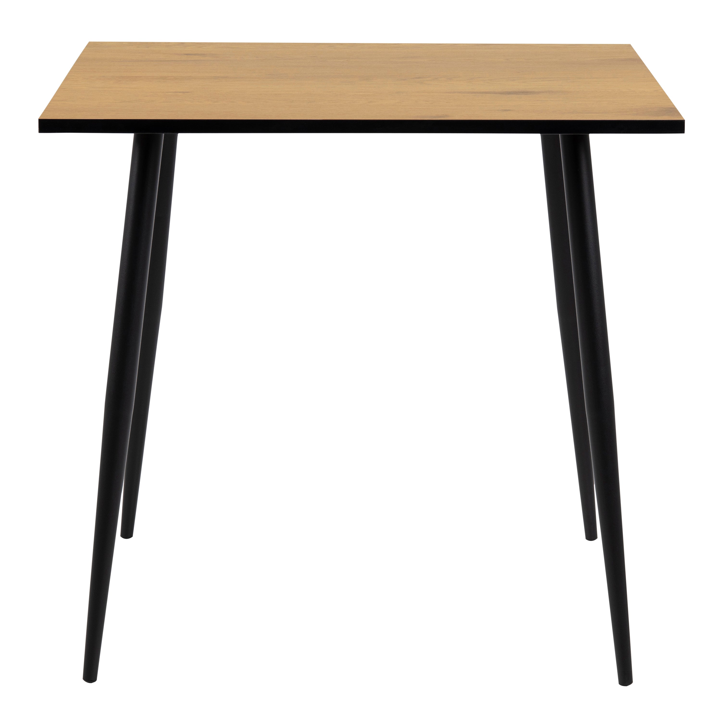 Wilma Small Dining Table in Oak & Black Legs – FTG, view 2