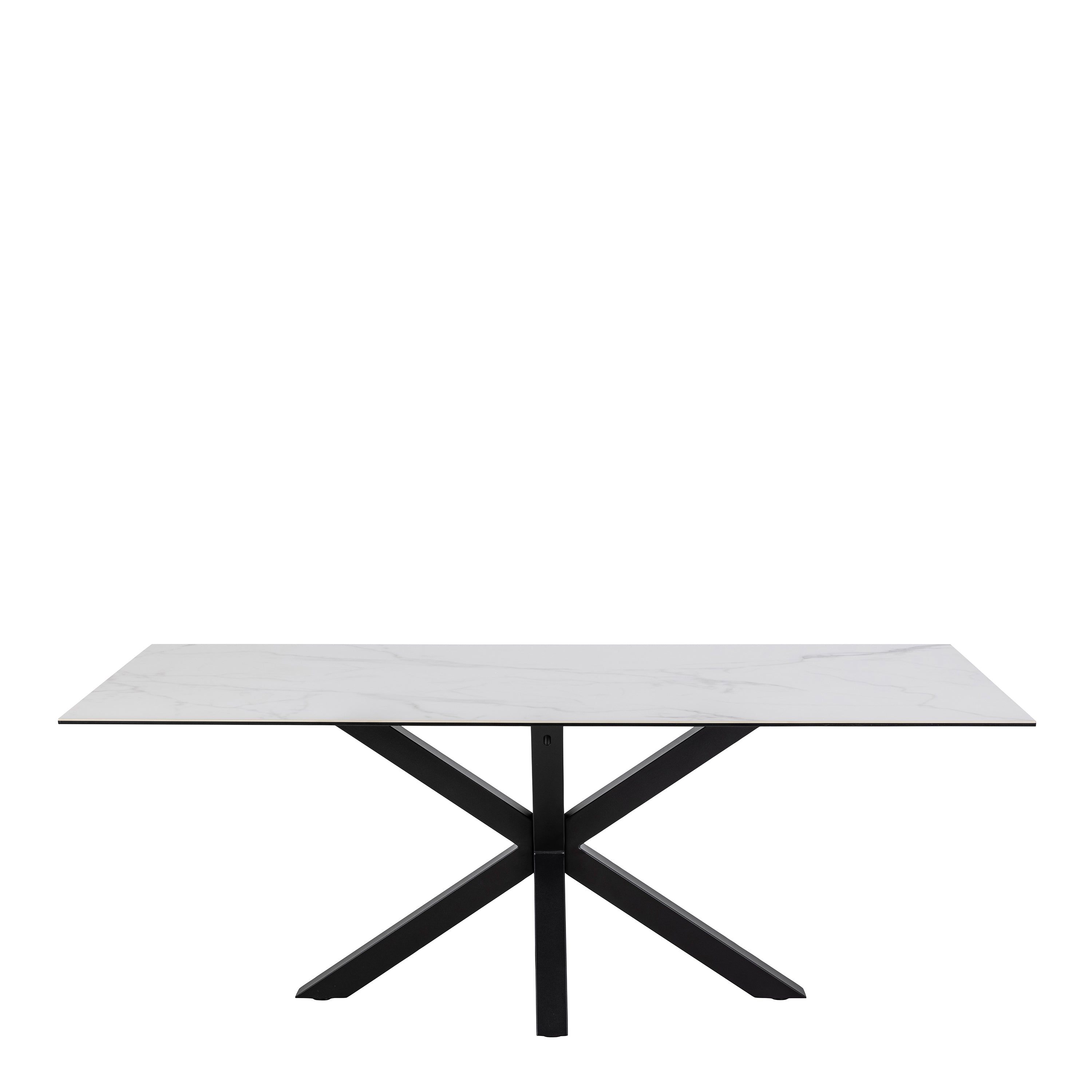 Heaven Dining Table with Ceramic White Top 200cm – FTG, view 2