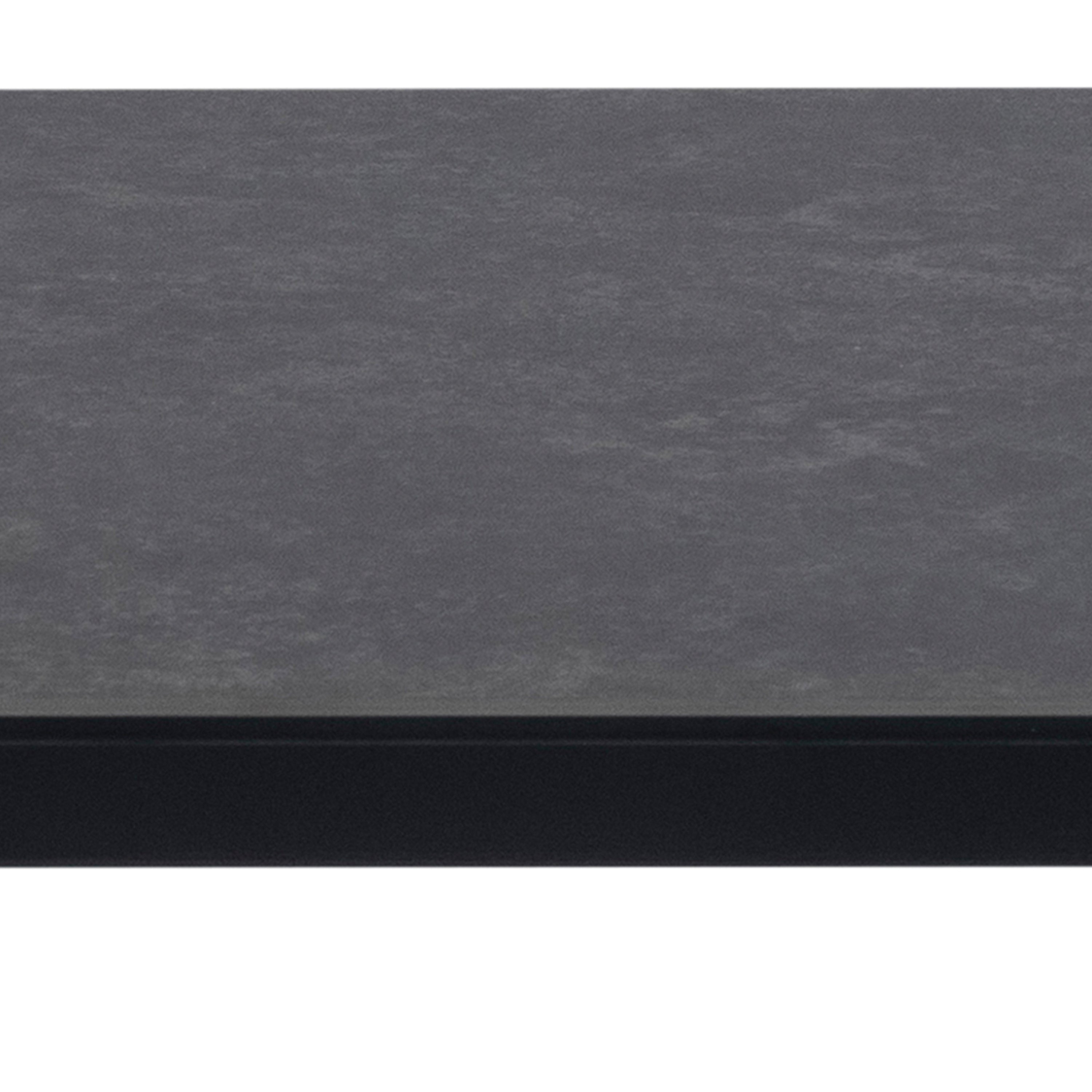 Brentford Matt Black Ceramic Dining Table – FTG, view 6