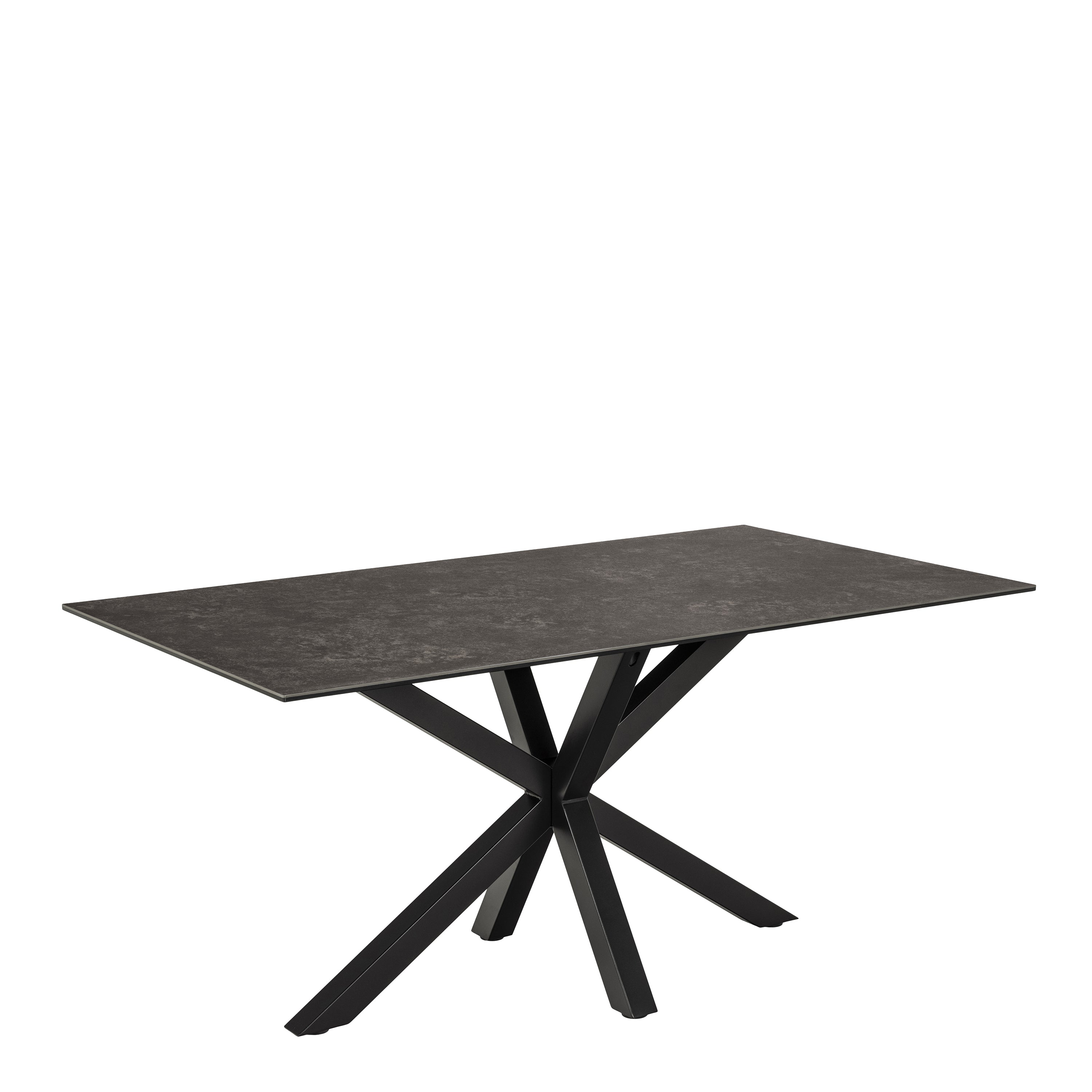 Heaven Dining Table in Ceramic Black Top 160x75.5cm – FTG