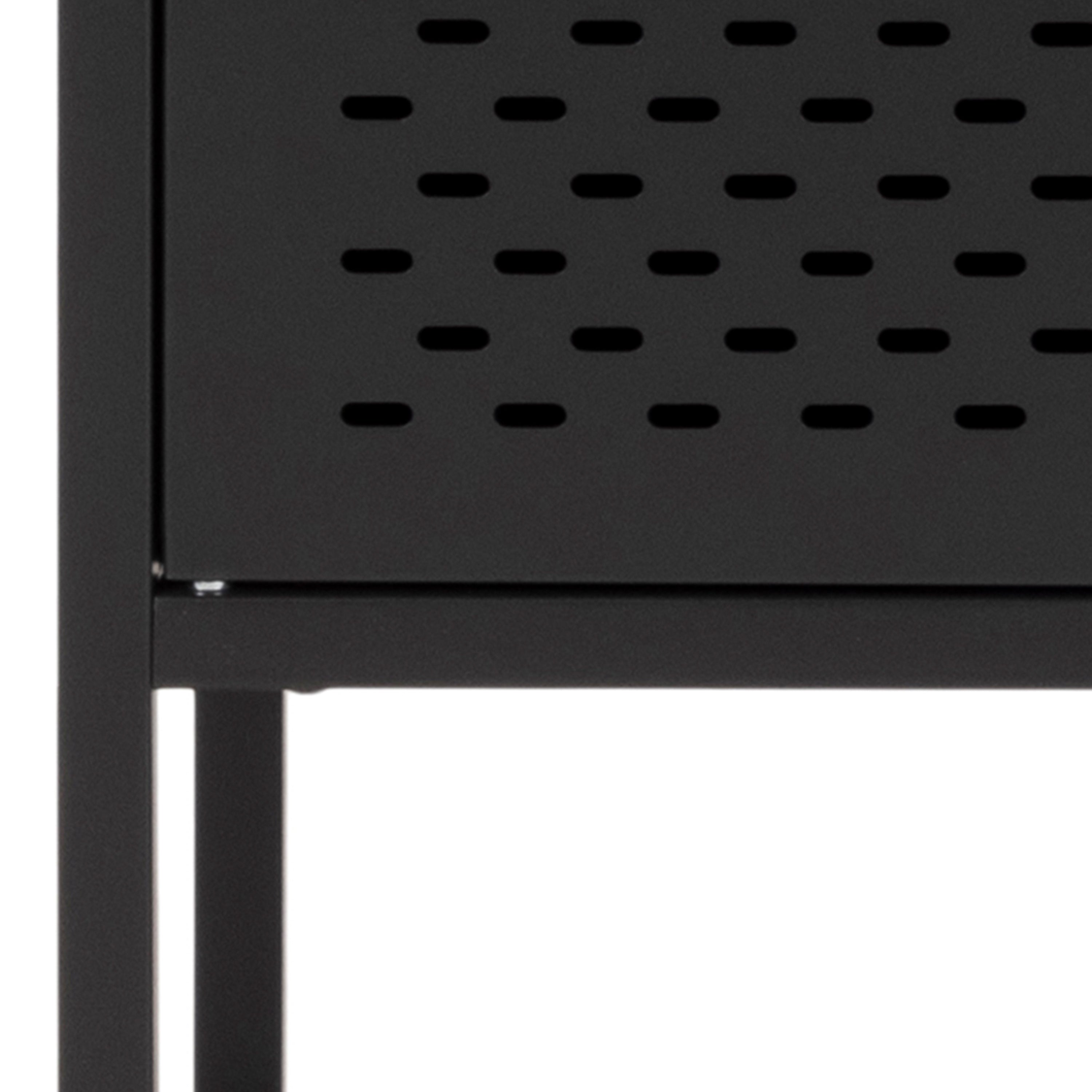 Newcastle 2 Door Cabinet in Matt Black – FTG, view 10