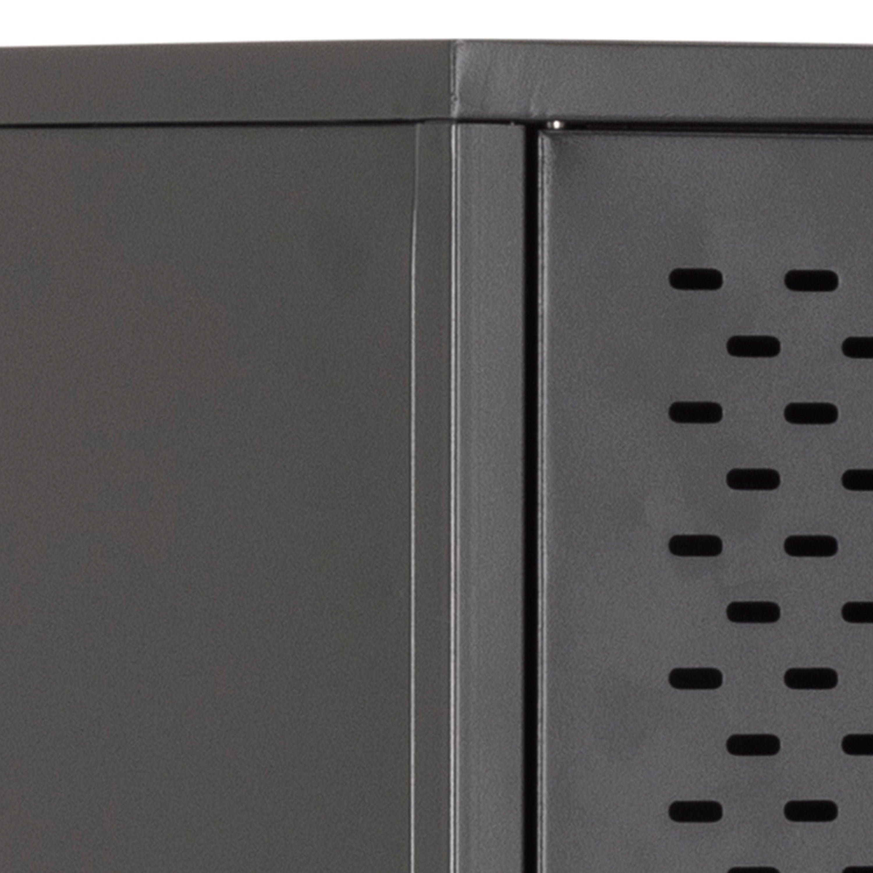Newcastle 2 Door Cabinet in Matt Black – FTG, view 6
