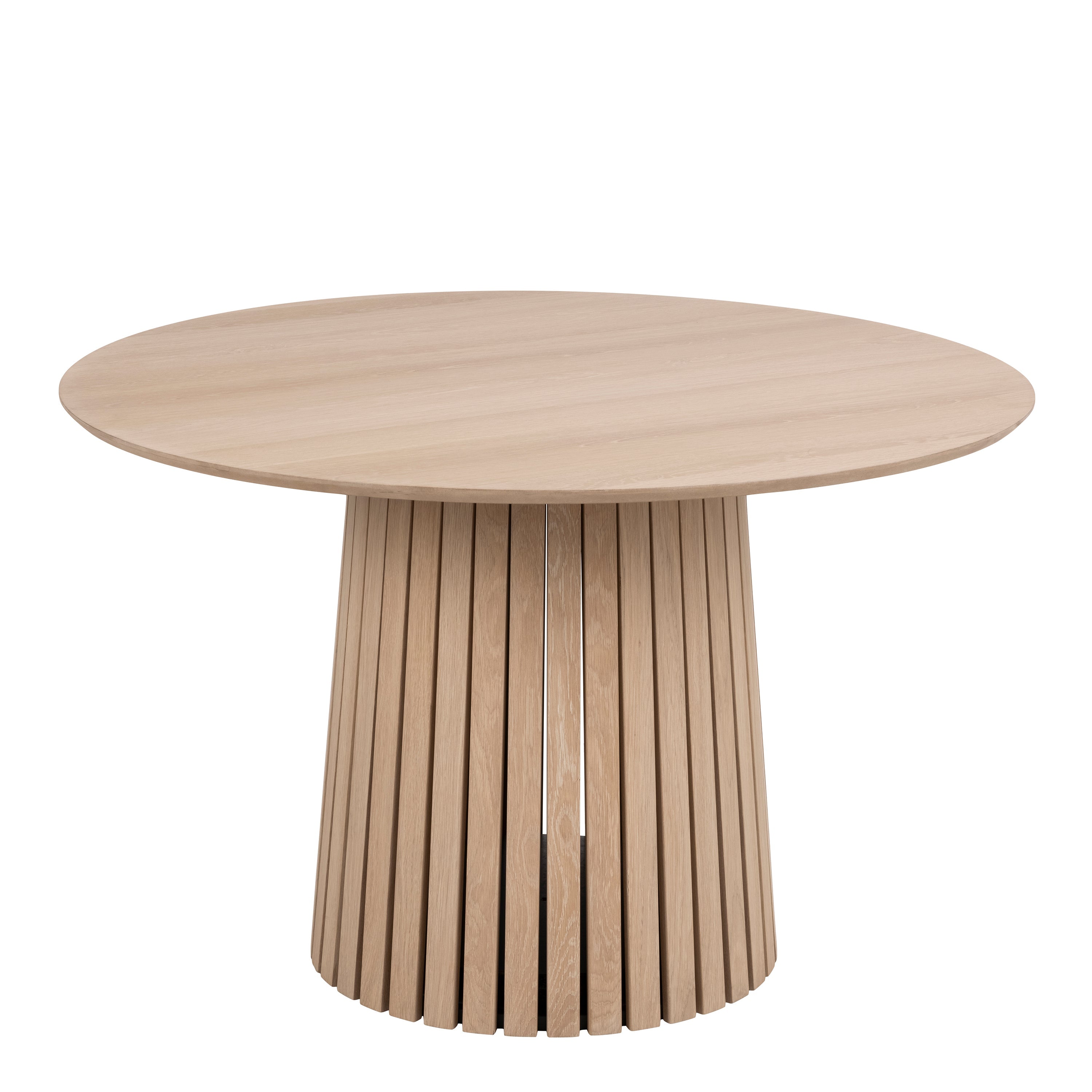 Christo Round Dining Table in White Oak – FTG