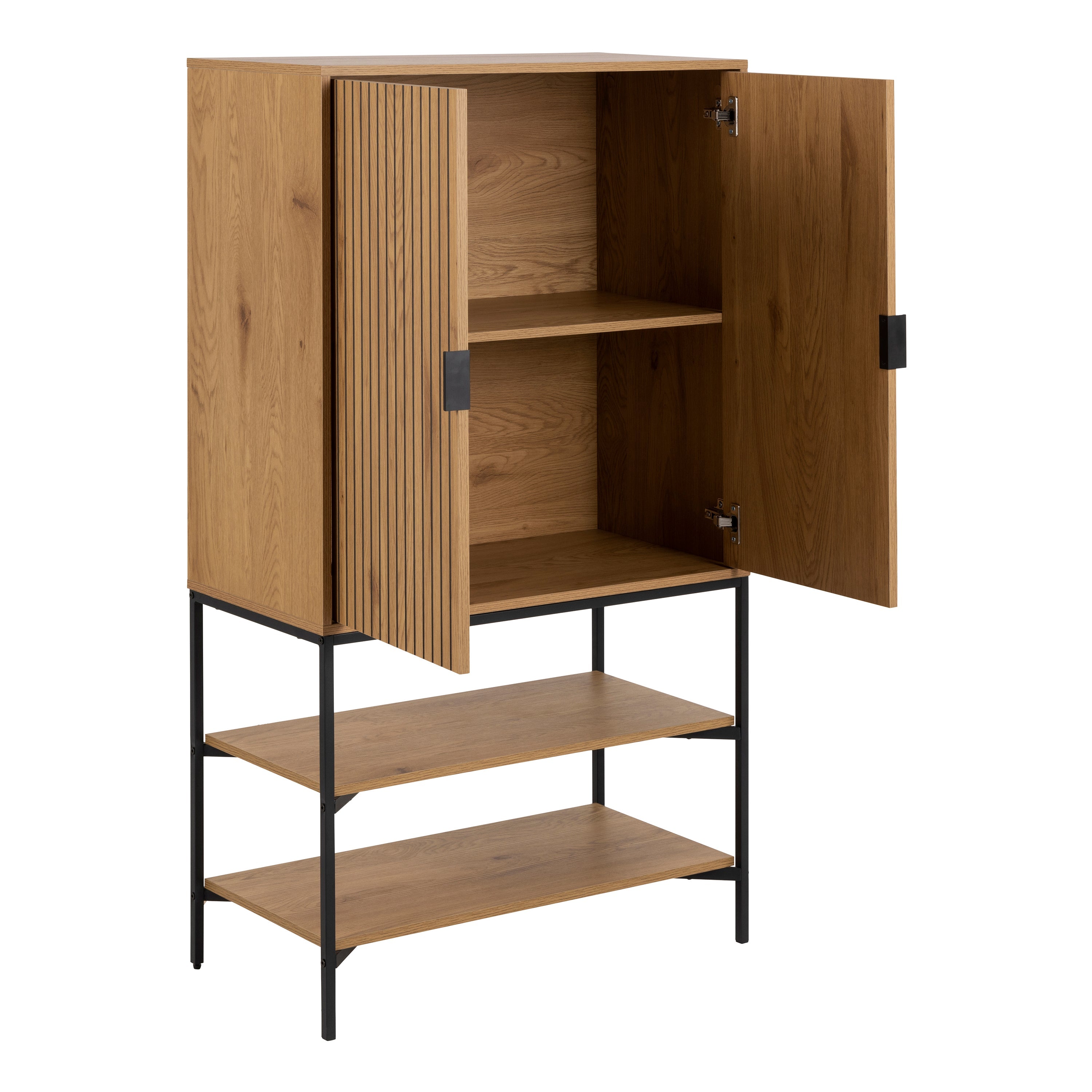 Jaipur Cabinet with 2 Doors in Wild Oak – FTG, view 4