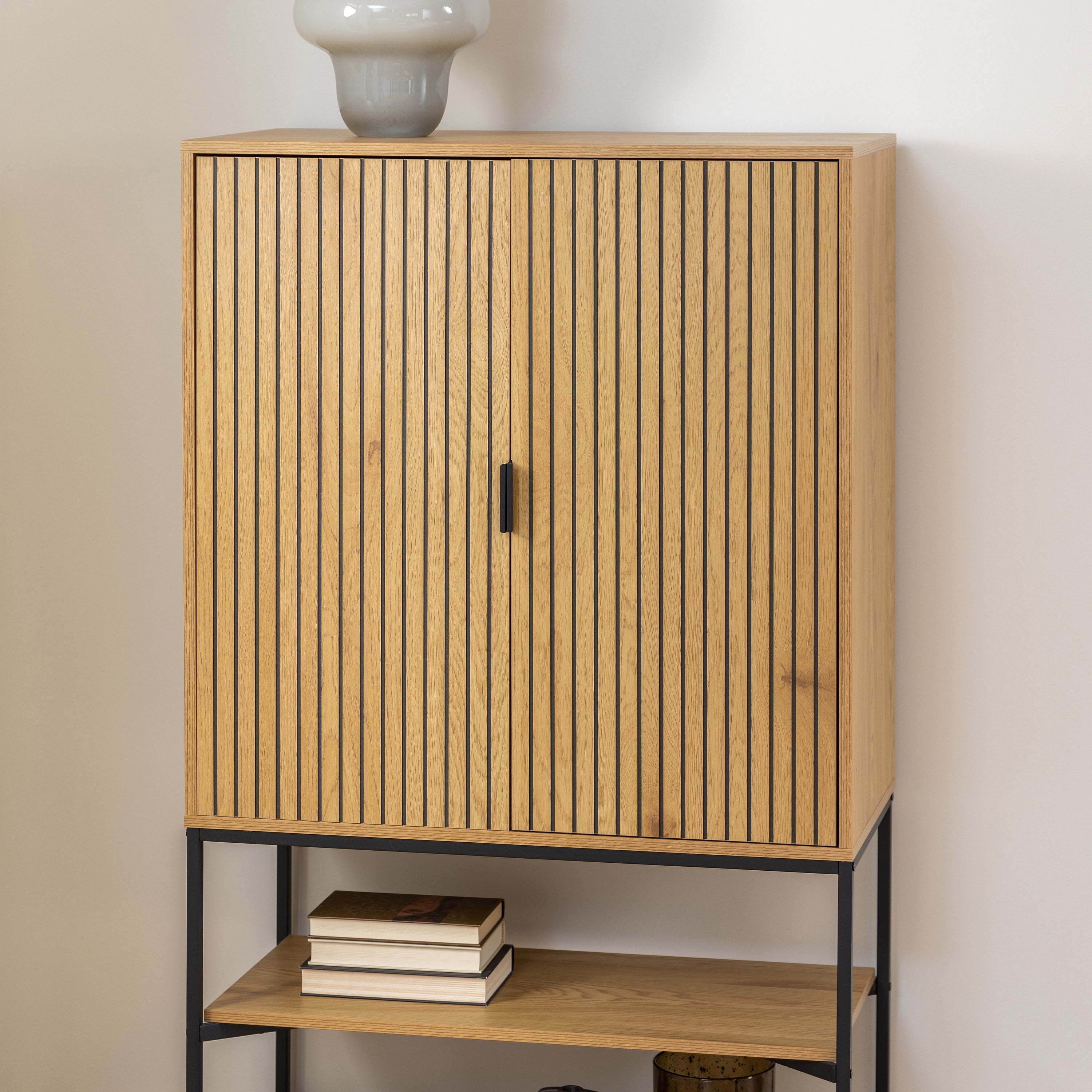 Jaipur Cabinet with 2 Doors in Wild Oak – FTG, view 7