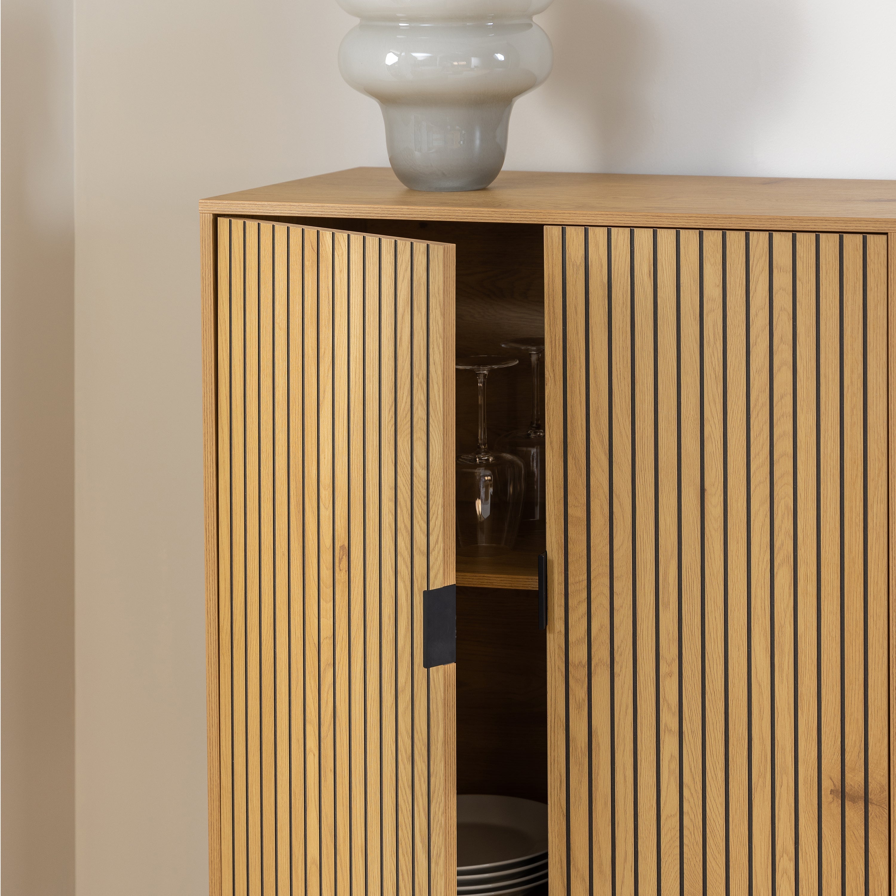 Jaipur Cabinet with 2 Doors in Wild Oak – FTG, view 8