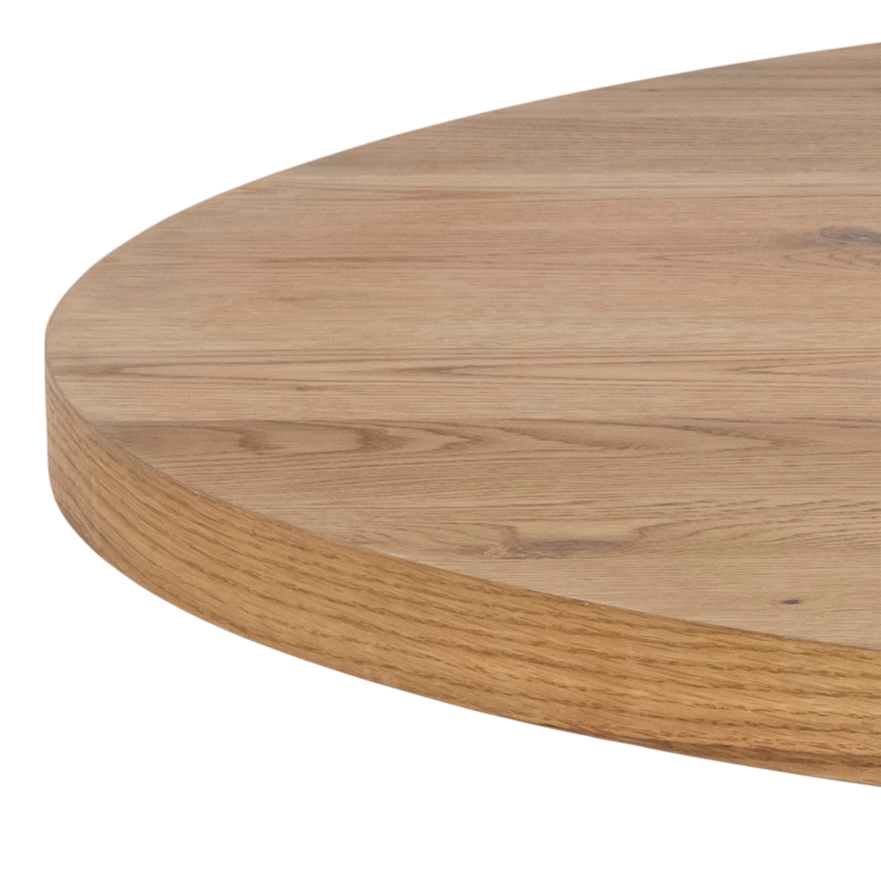 Heaven Dining Table in Oak with Black Legs – FTG, view 4