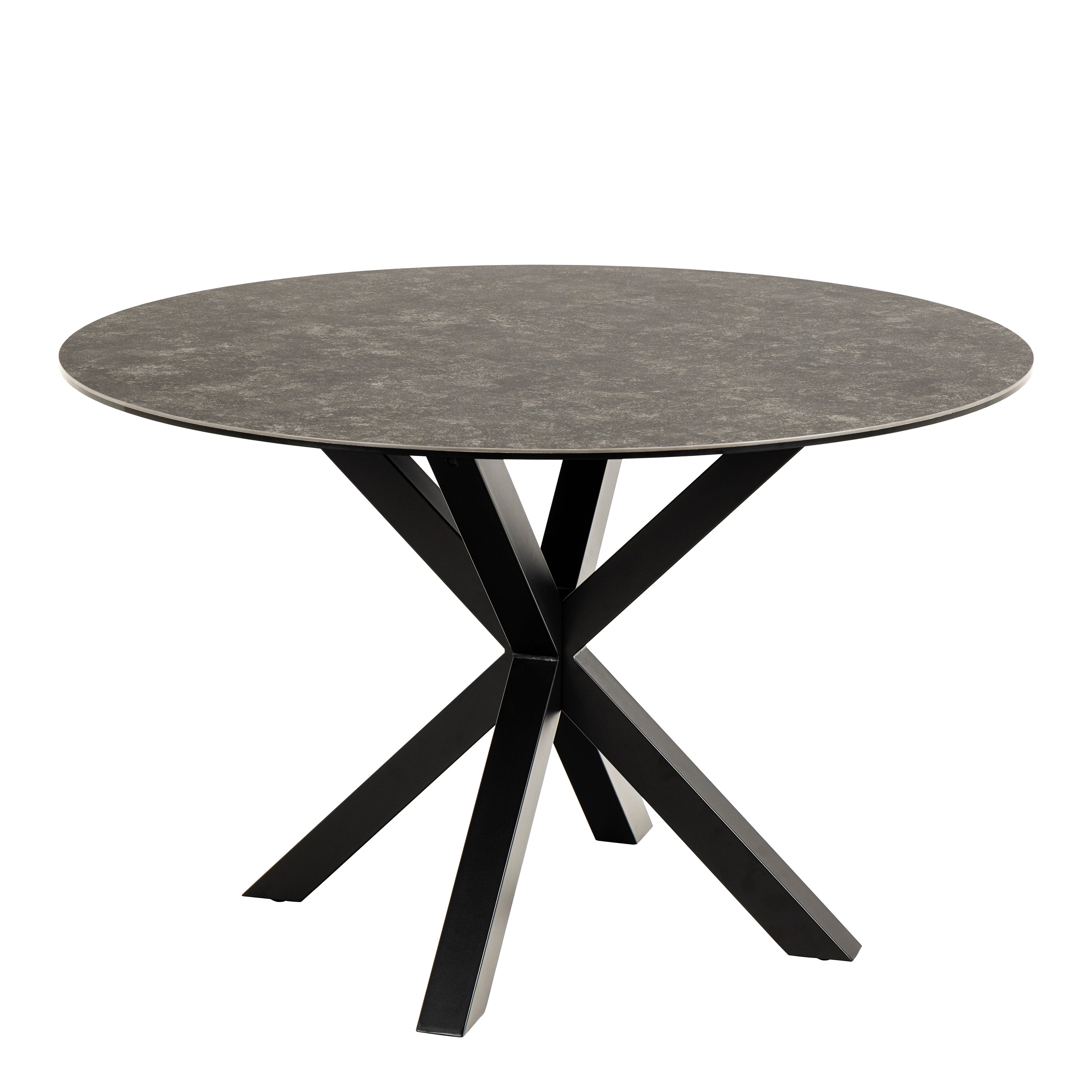 Heaven Round Dining Table with Ceramic Black Top – FTG