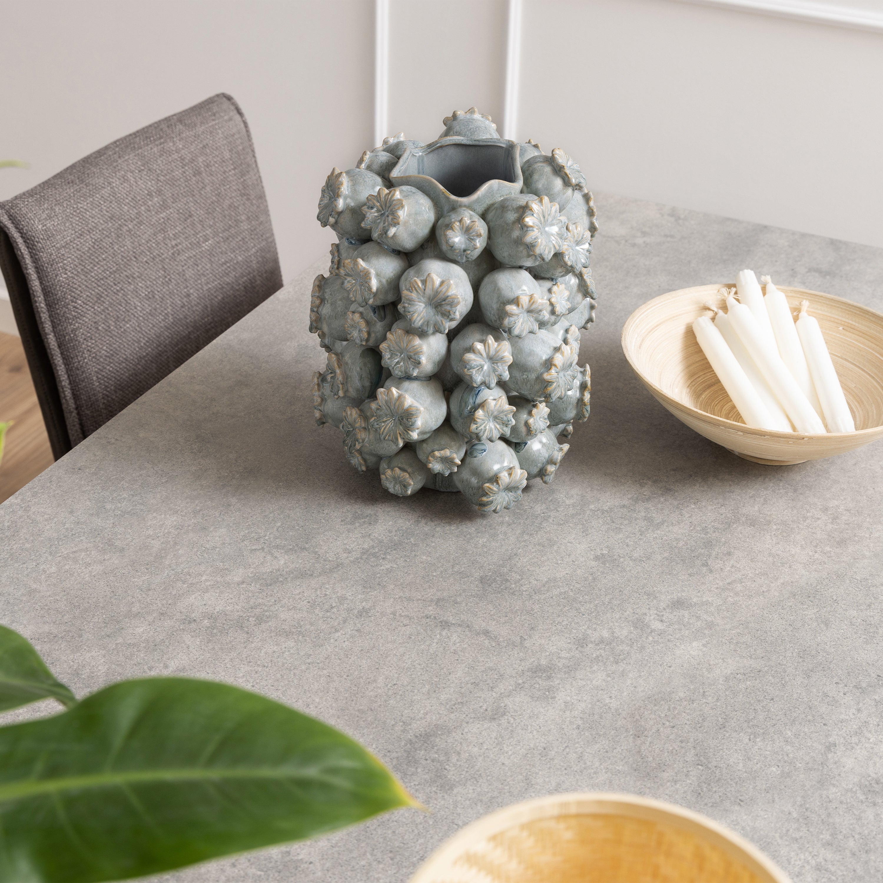 Heaven Dining Table with Ceramic Grey Top 200cm – FTG, view 4
