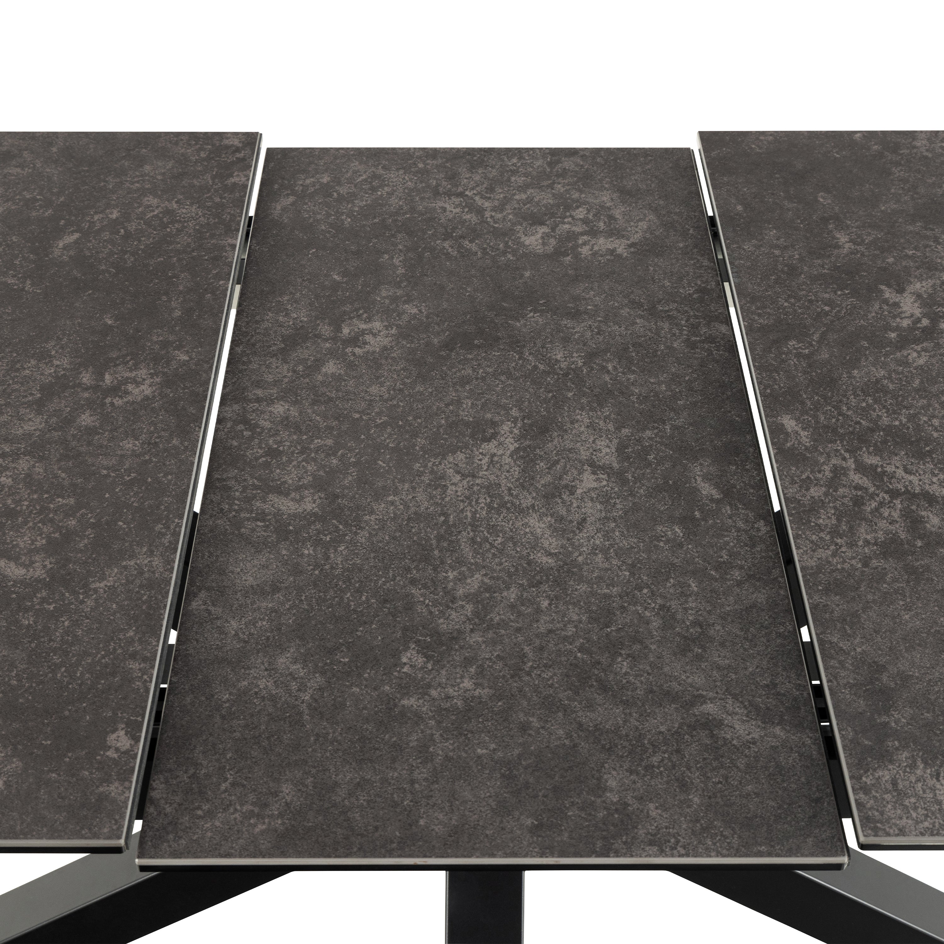 Heaven Extendable Dining Table with Ceramic Black Top 168cm – FTG, view 7