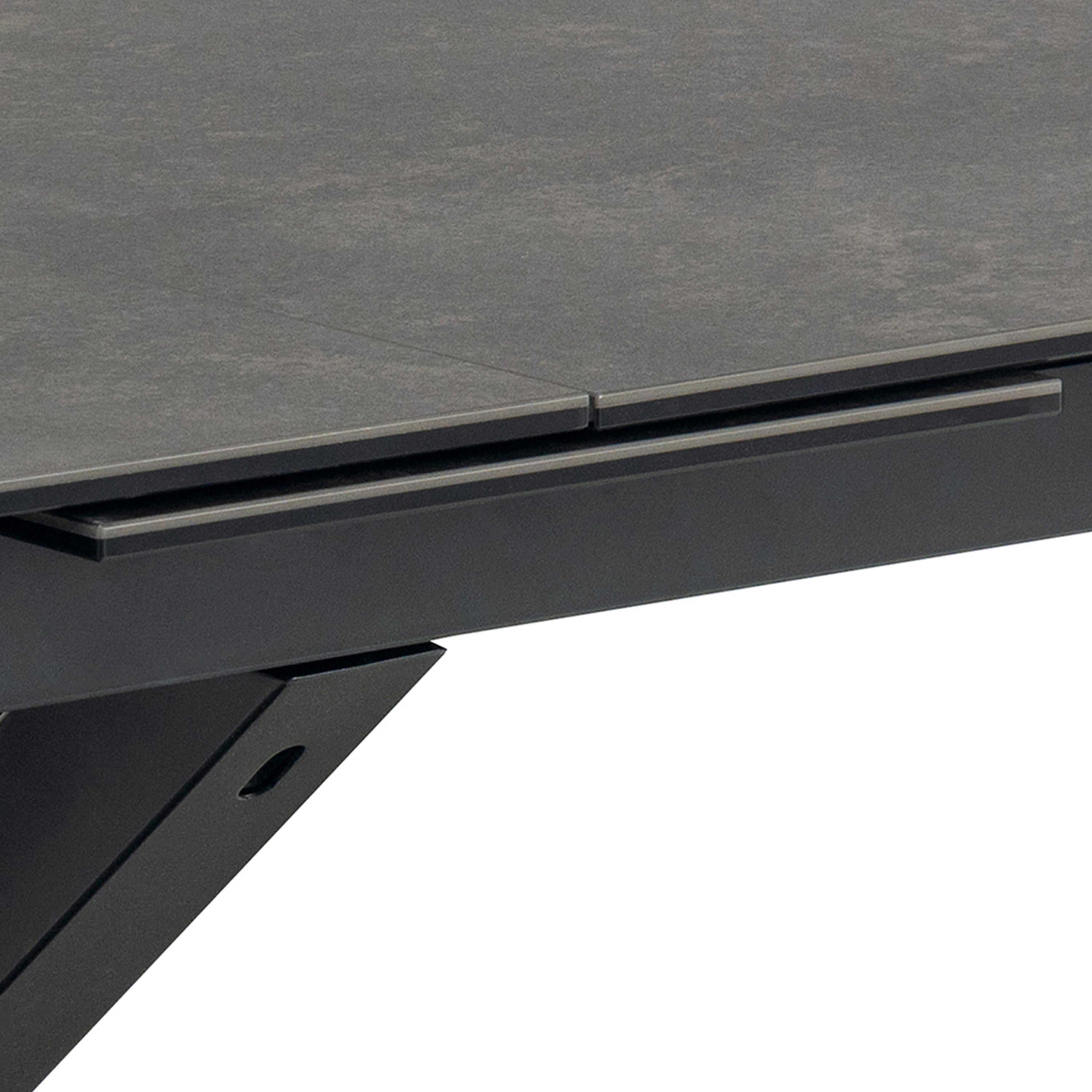 Heaven Extendable Dining Table with Ceramic Black Top 200cm – FTG, view 8