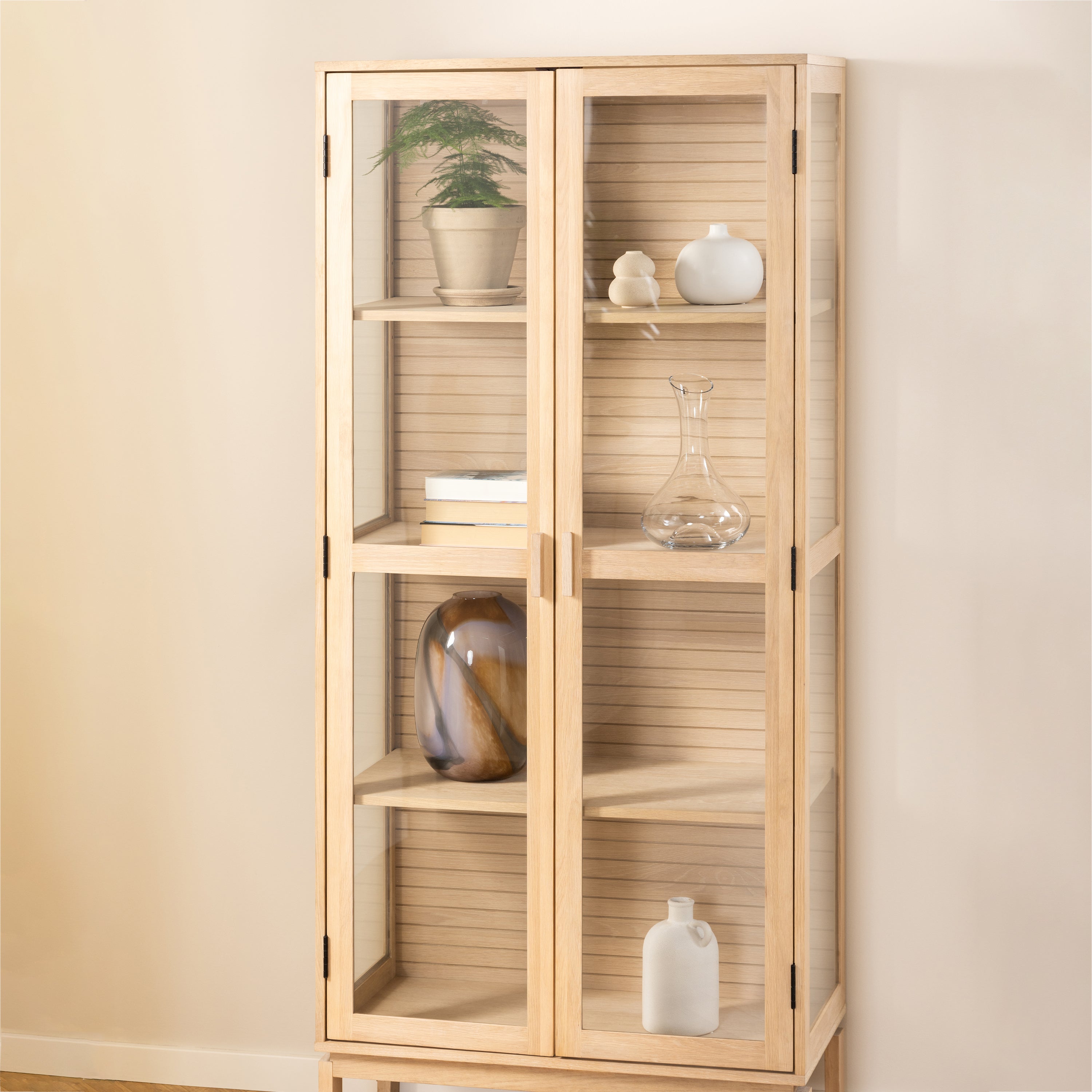 Linley Display Cabinet in White – FTG, view 7