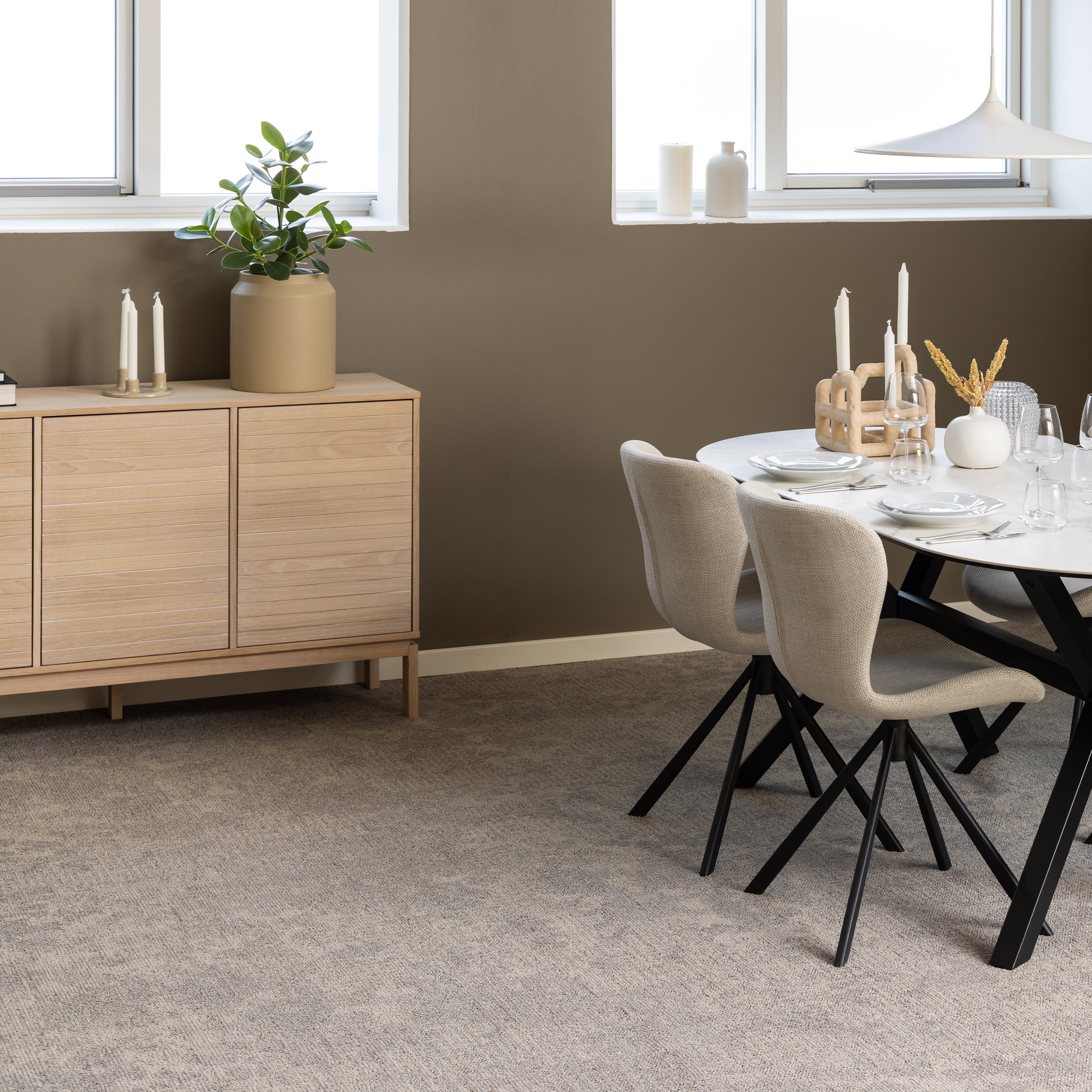Linley 3 Door Sideboard in White Oak – FTG, view 6