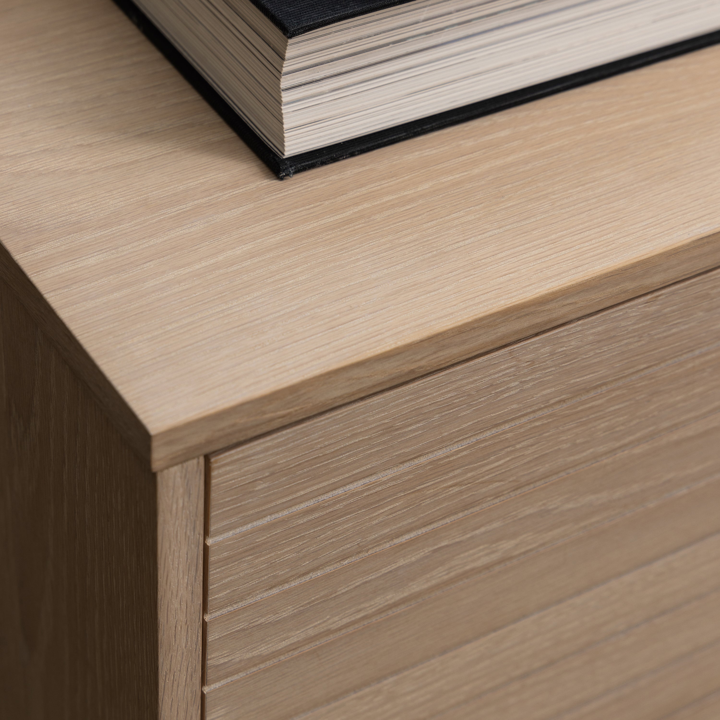 Linley 3 Door Sideboard in White Oak – FTG, view 7
