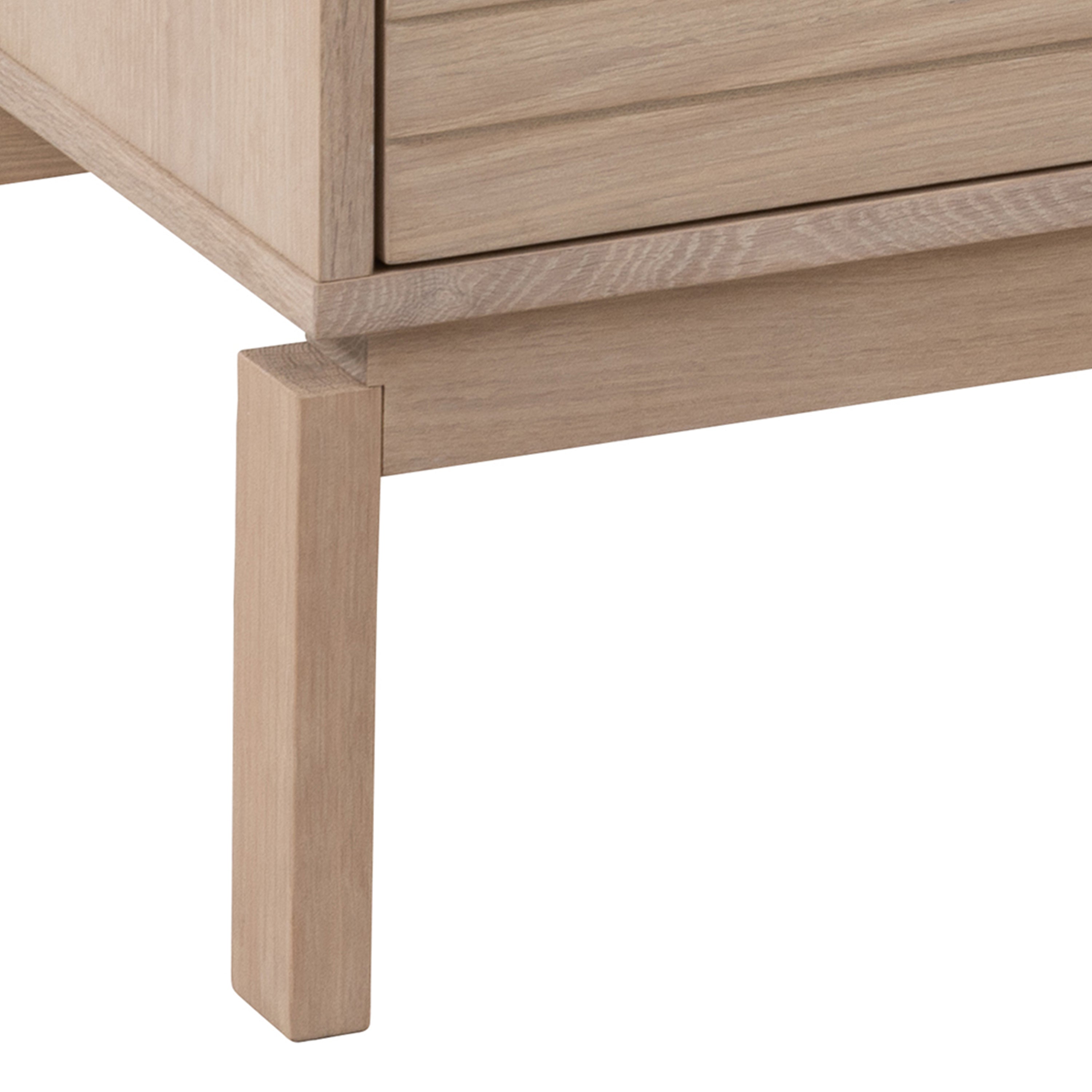 Linley 4 Door Sideboard in White Oak – FTG, view 10