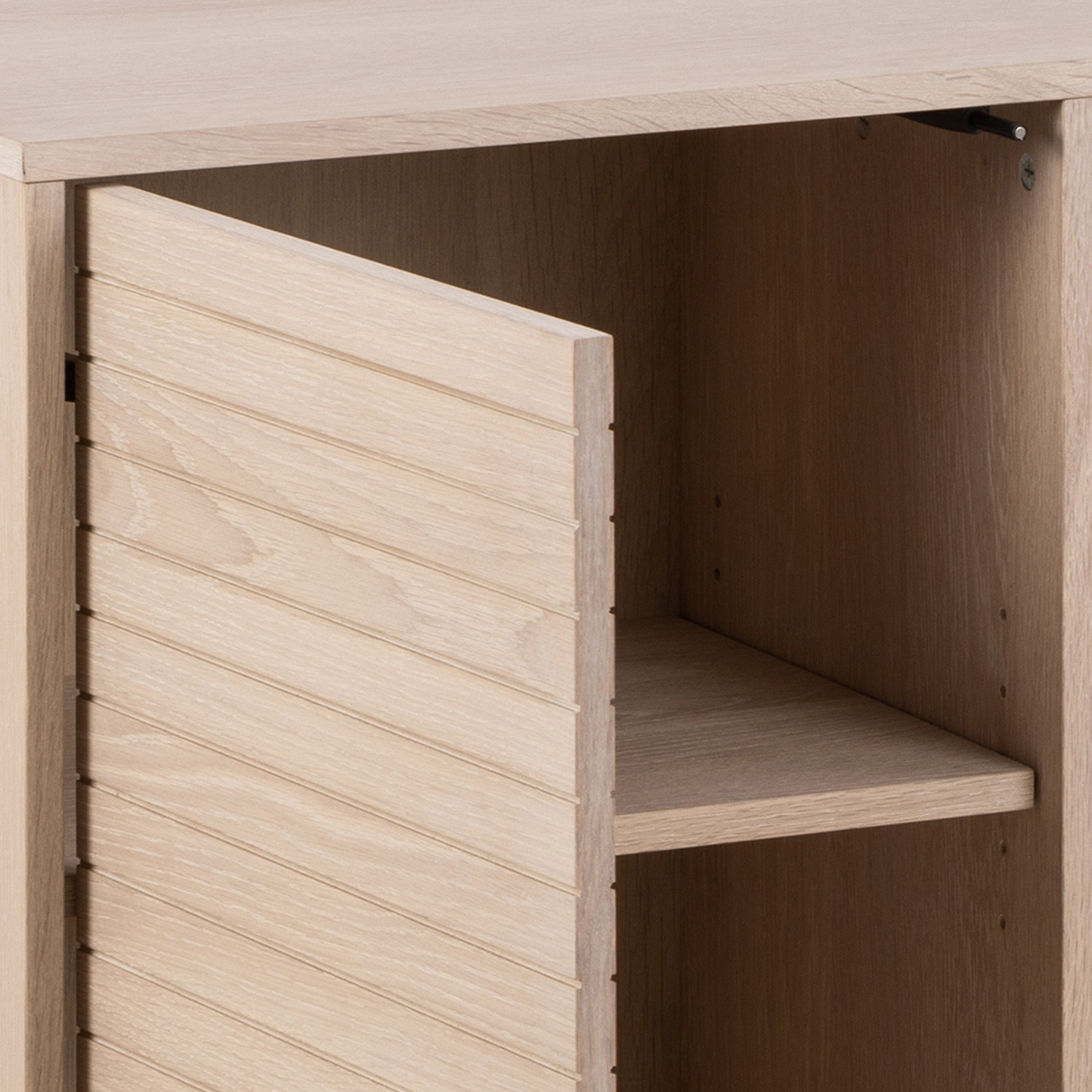 Linley 4 Door Sideboard in White Oak – FTG, view 9