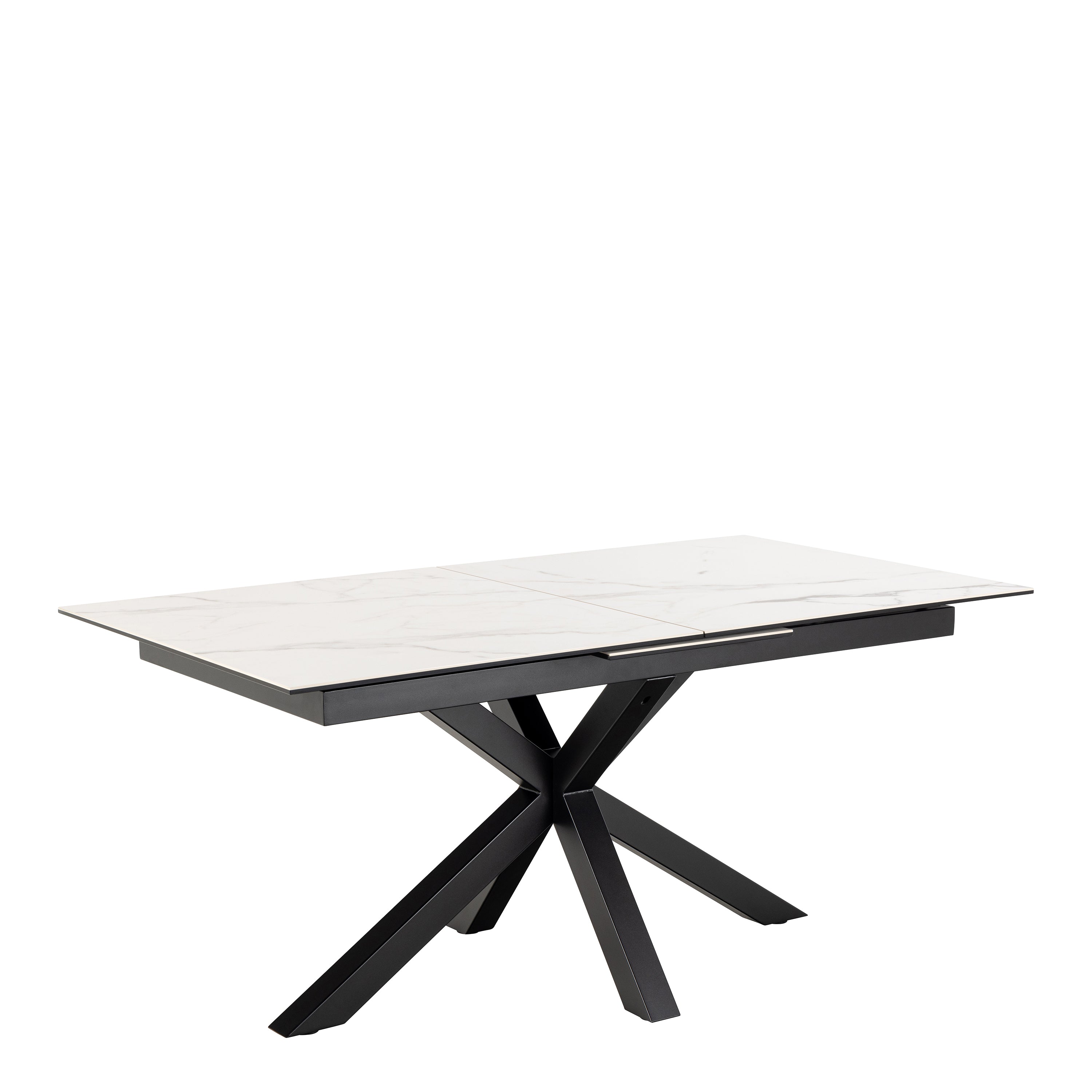 Heaven Extendable Dining Table with Ceramic White Top 168cm – FTG
