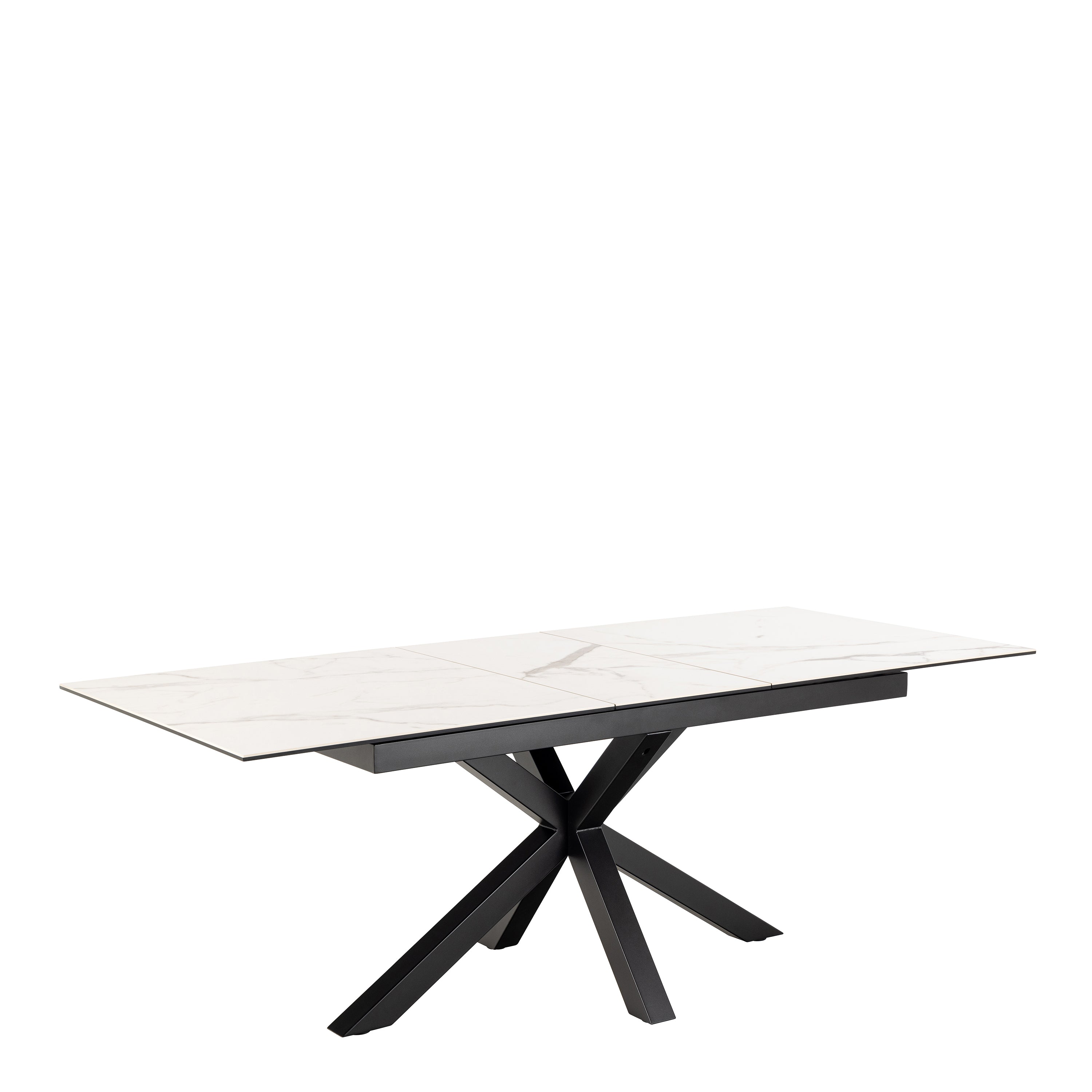 Heaven Extendable Dining Table with Ceramic White Top 168cm – FTG, view 3