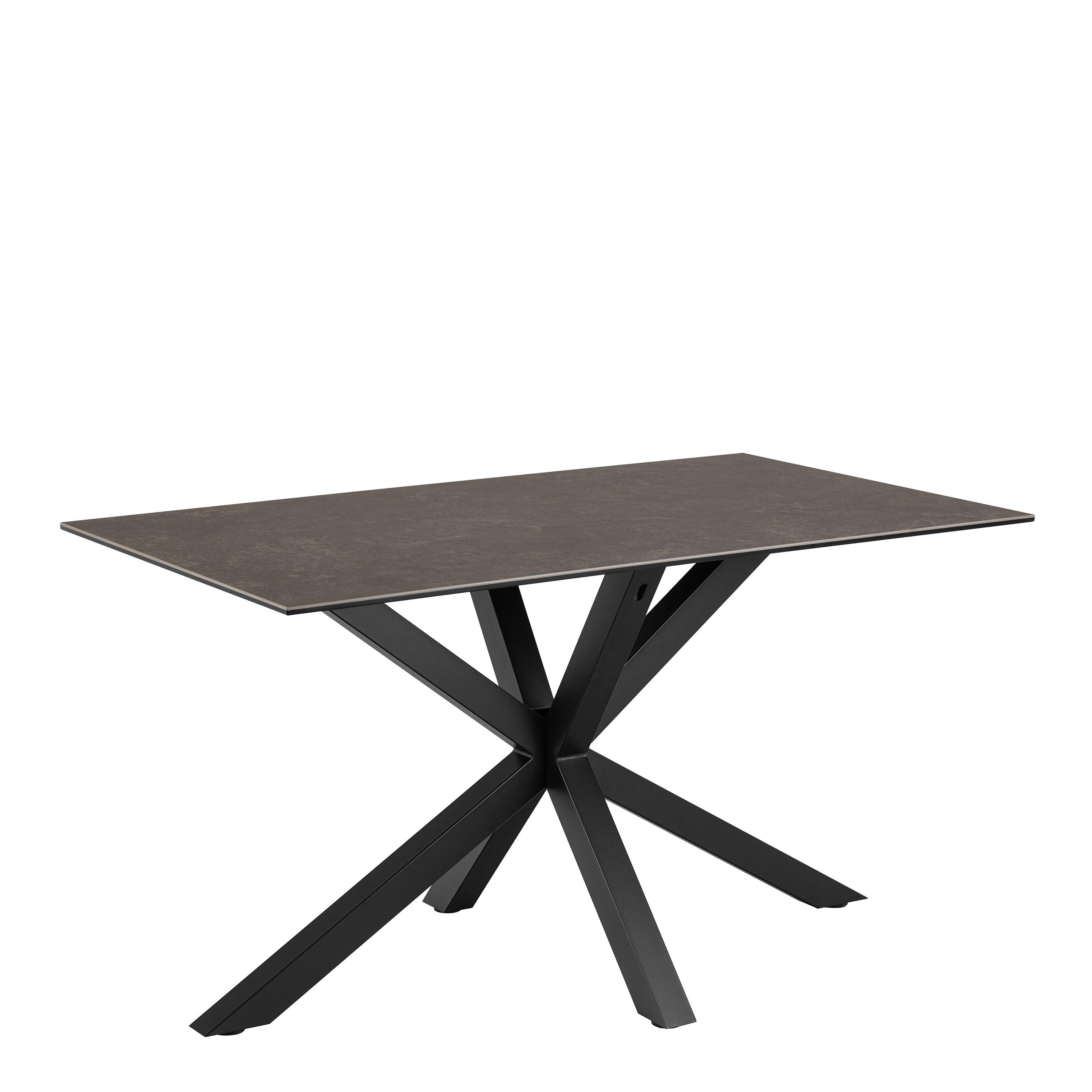 Heaven Dining Table with Ceramic Black Top 135cm – FTG