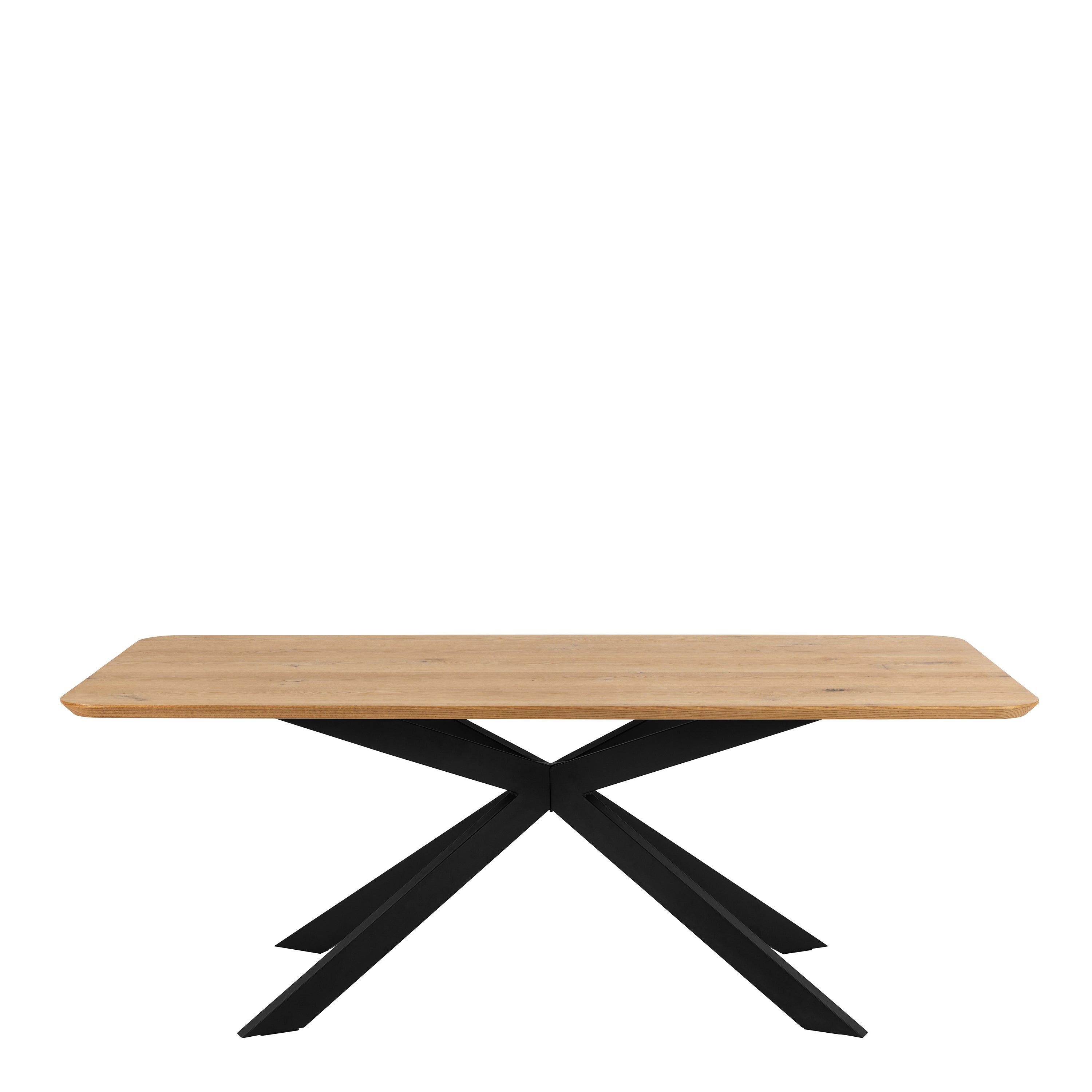 Irwine Dining Table in Matt Oak 200x75cm – FTG, view 2