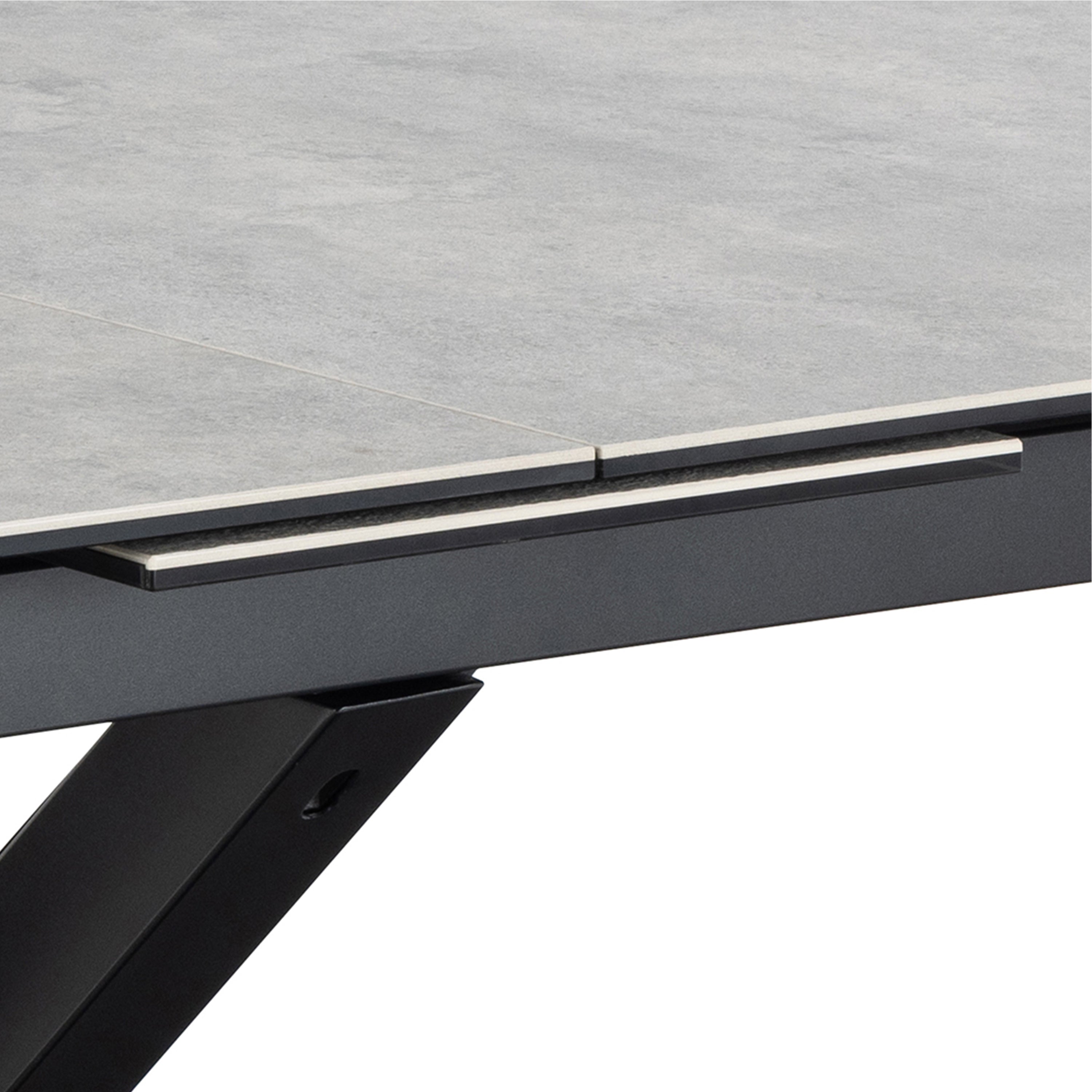 Heaven Extendable Dining Table with Ceramic Grey Top 168cm – FTG, view 10