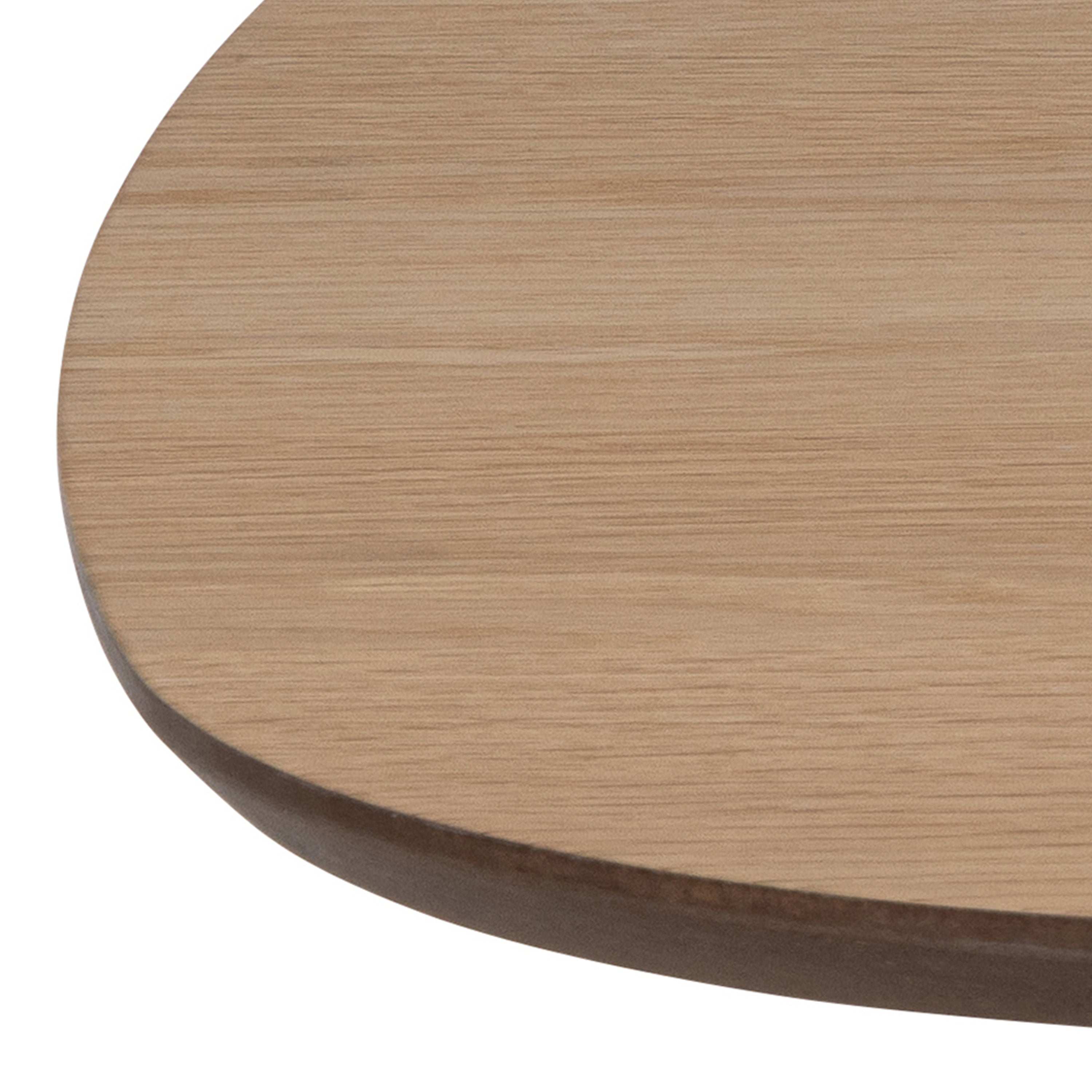 Caracas Square Coffee Table in Oak and Matt Black – FTG, view 5