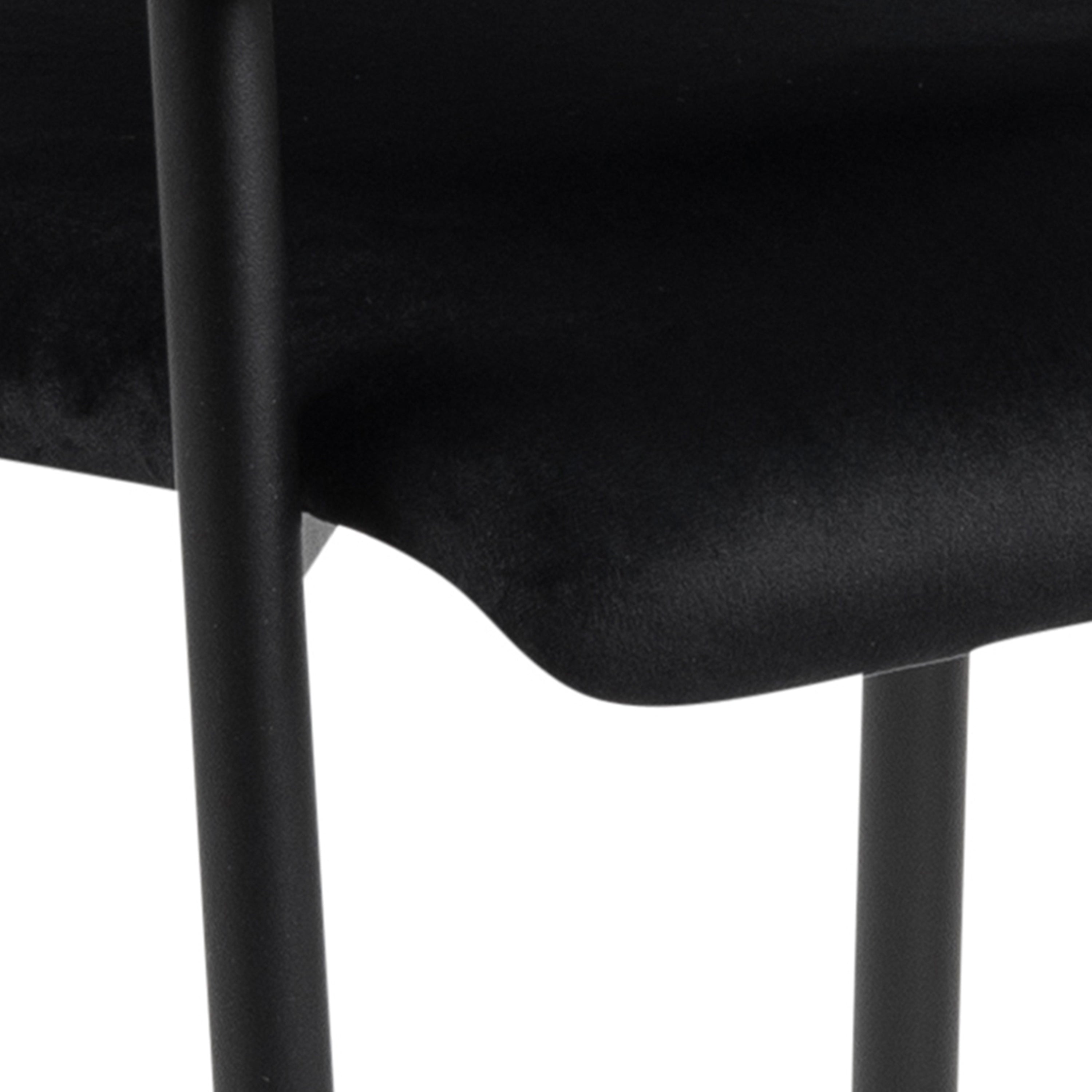 Christo Dining Table in Oak 220x75cm including 6 Lima Dining Chairs with Armrest in Black – FTG, view 13