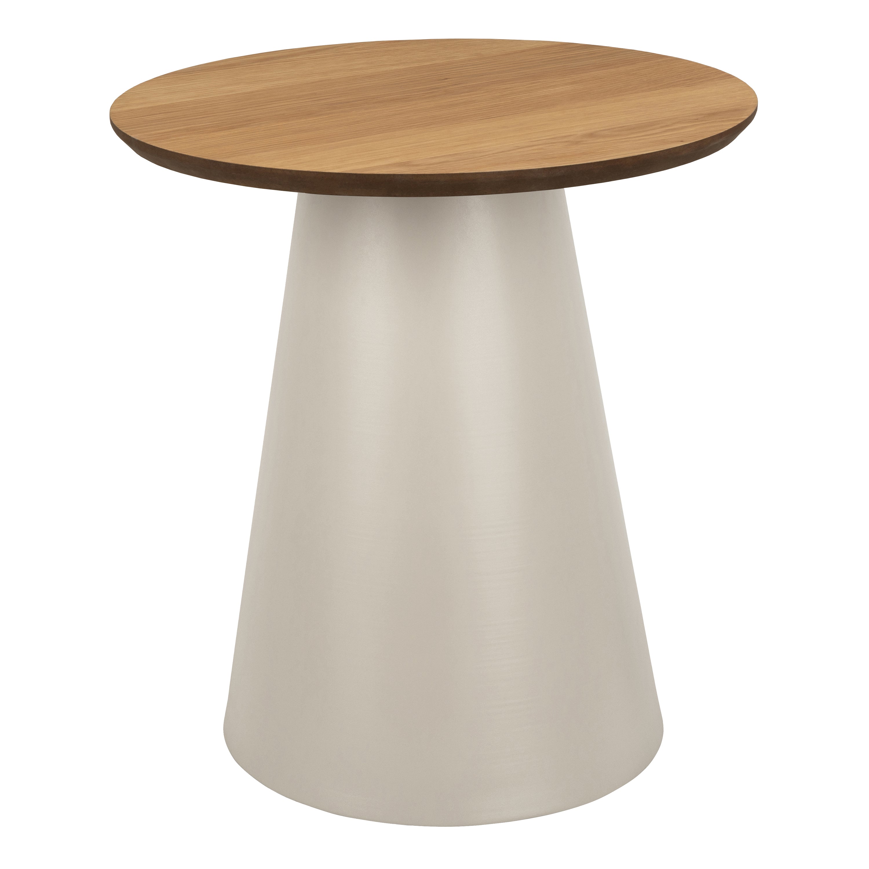 Soli Round Coffee Table in Oak/Grey 45x48cm – FTG