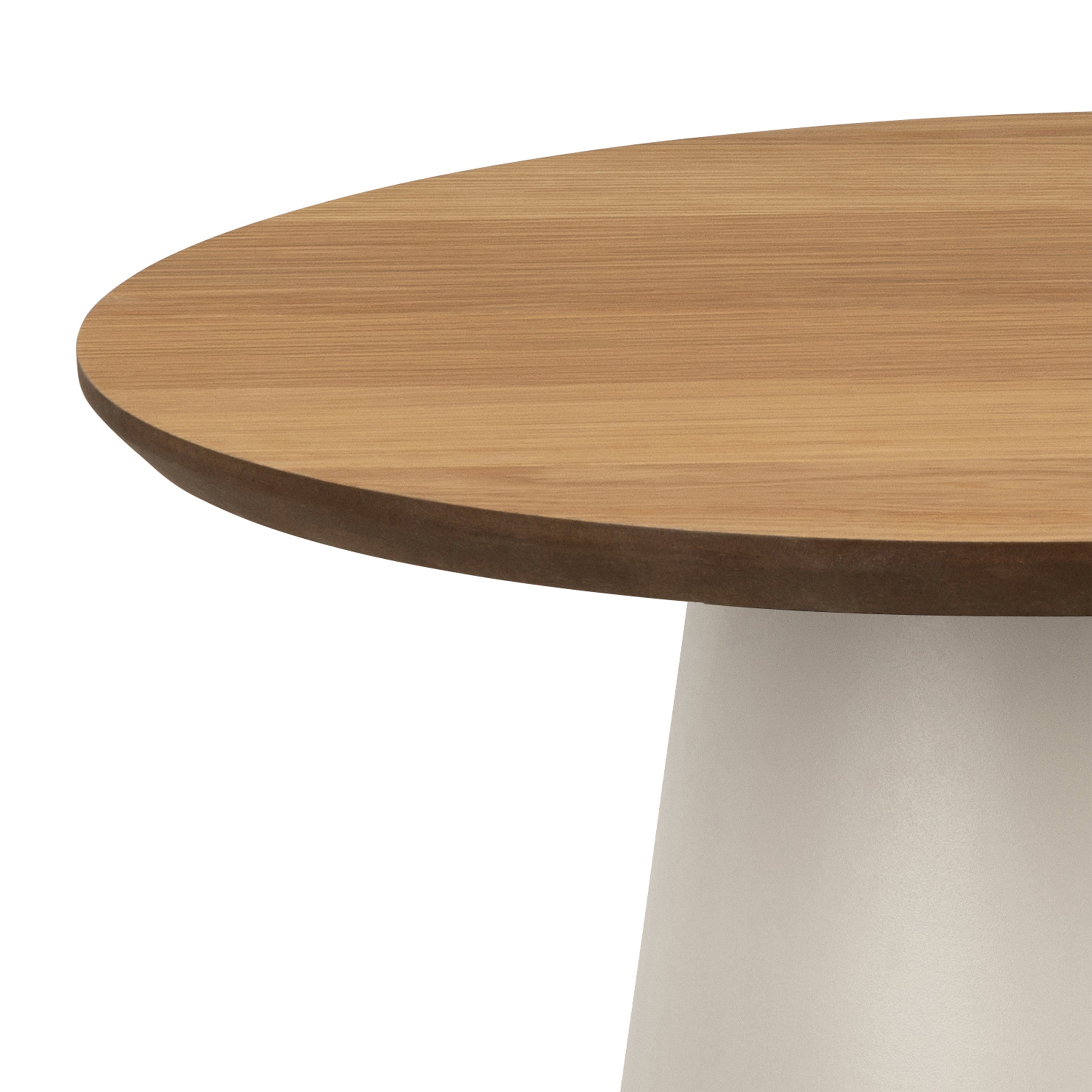 Soli Round Coffee Table in Oak/Grey 45x48cm – FTG, view 4