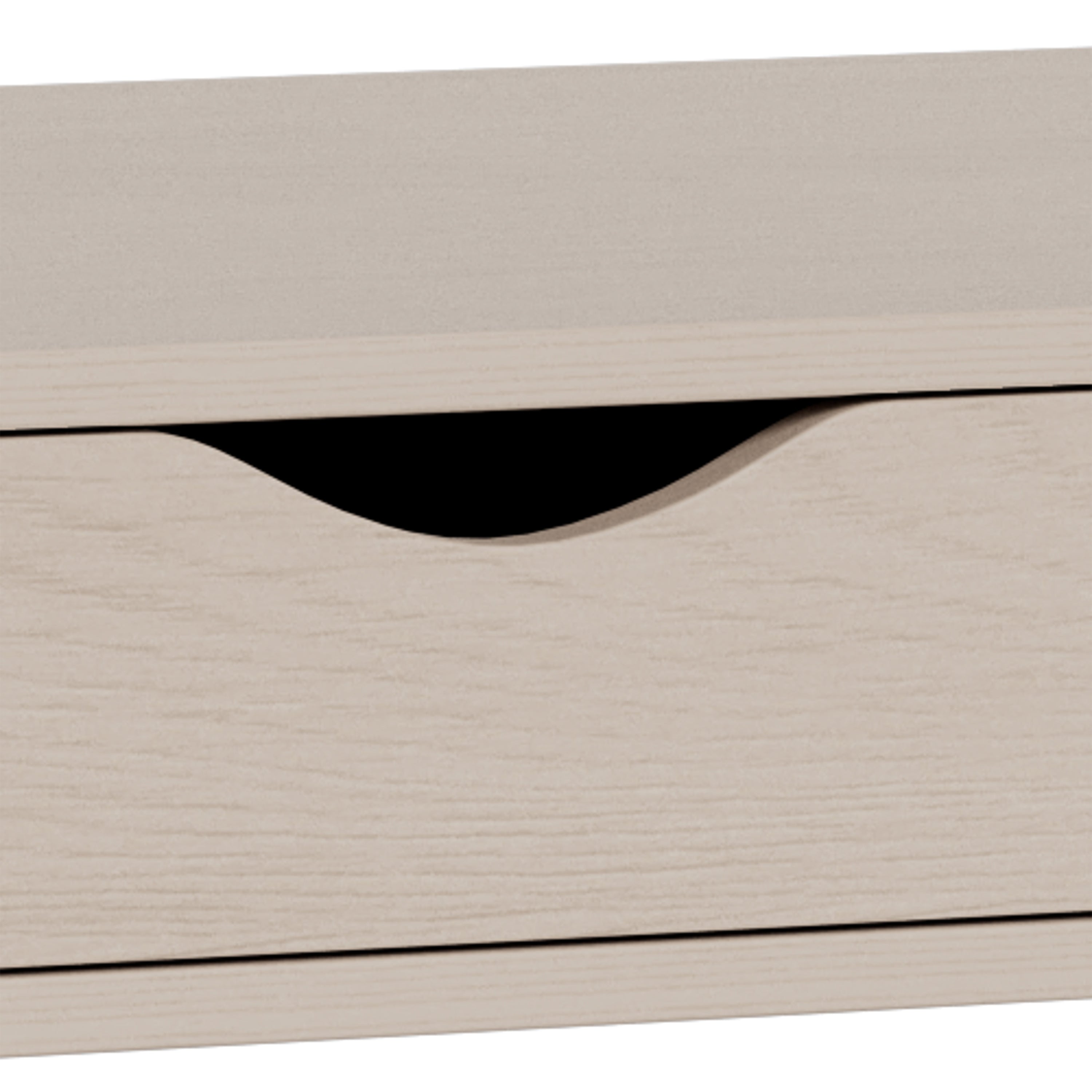 Neptun Office Desk with 3 Drawers in Grey
