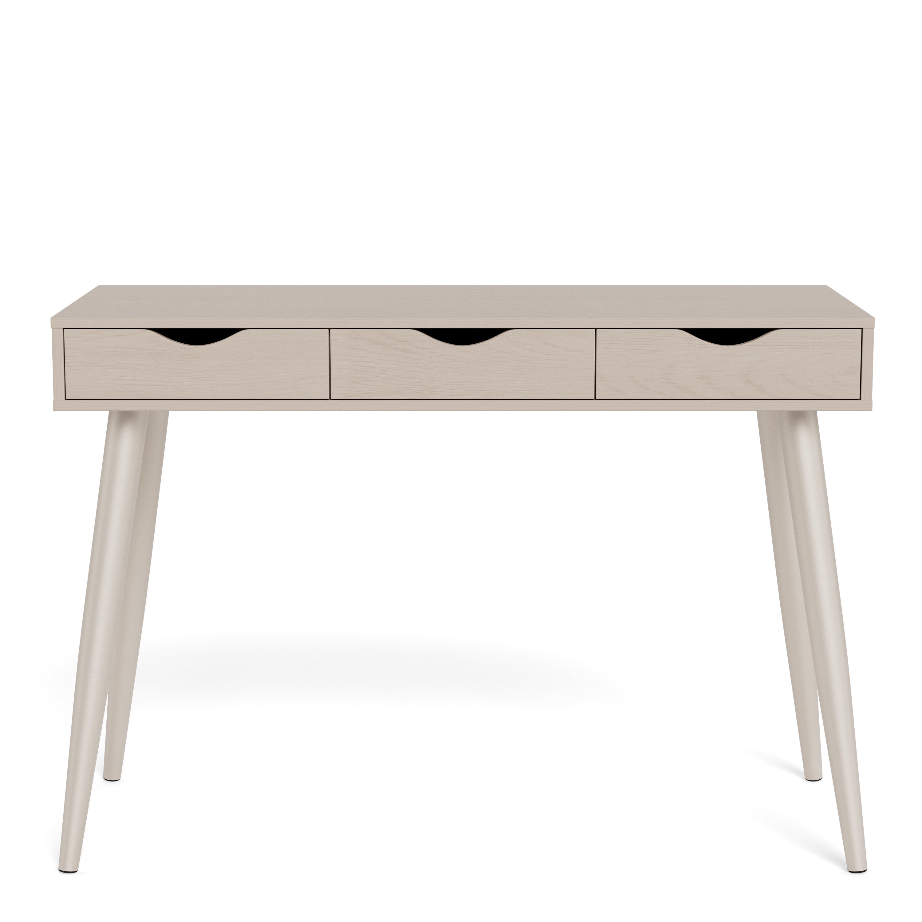 Neptun Office Desk with 3 Drawers in Grey