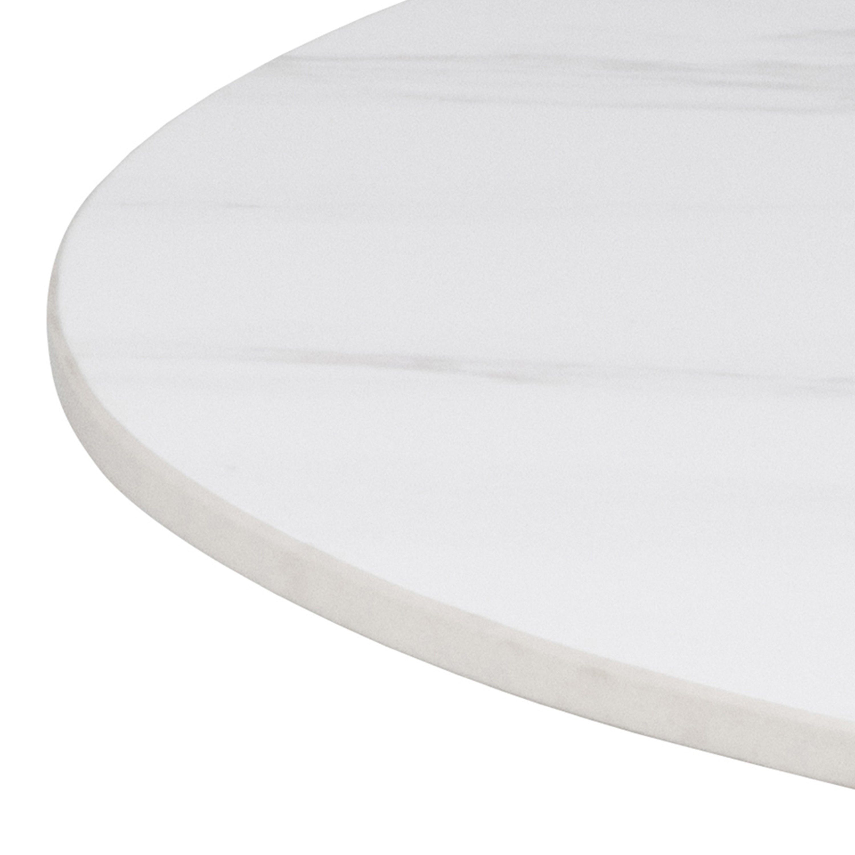 Malta Round Bar Table in Ceramic White – FTG, view 2