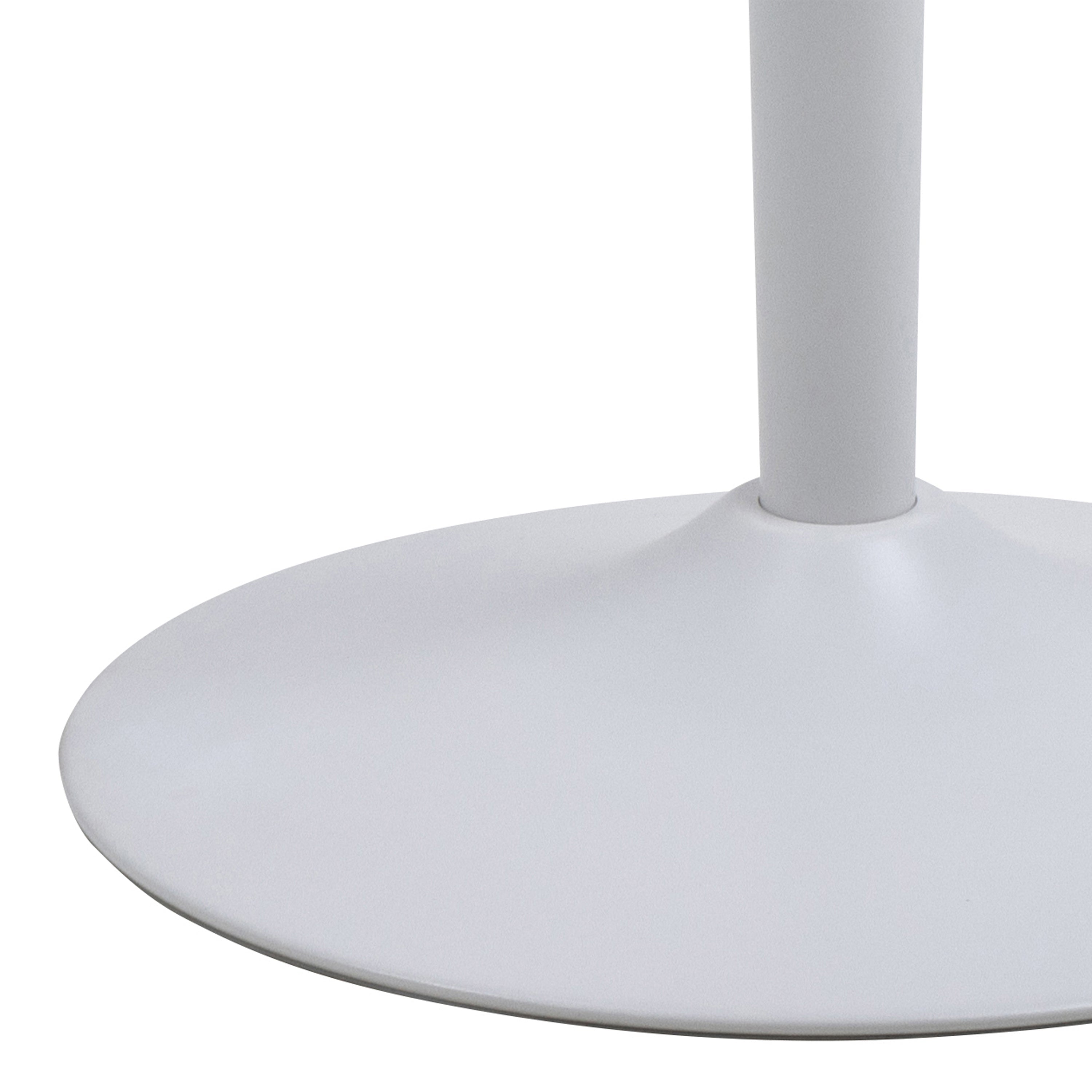 Malta Round Bar Table in Ceramic White – FTG, view 3