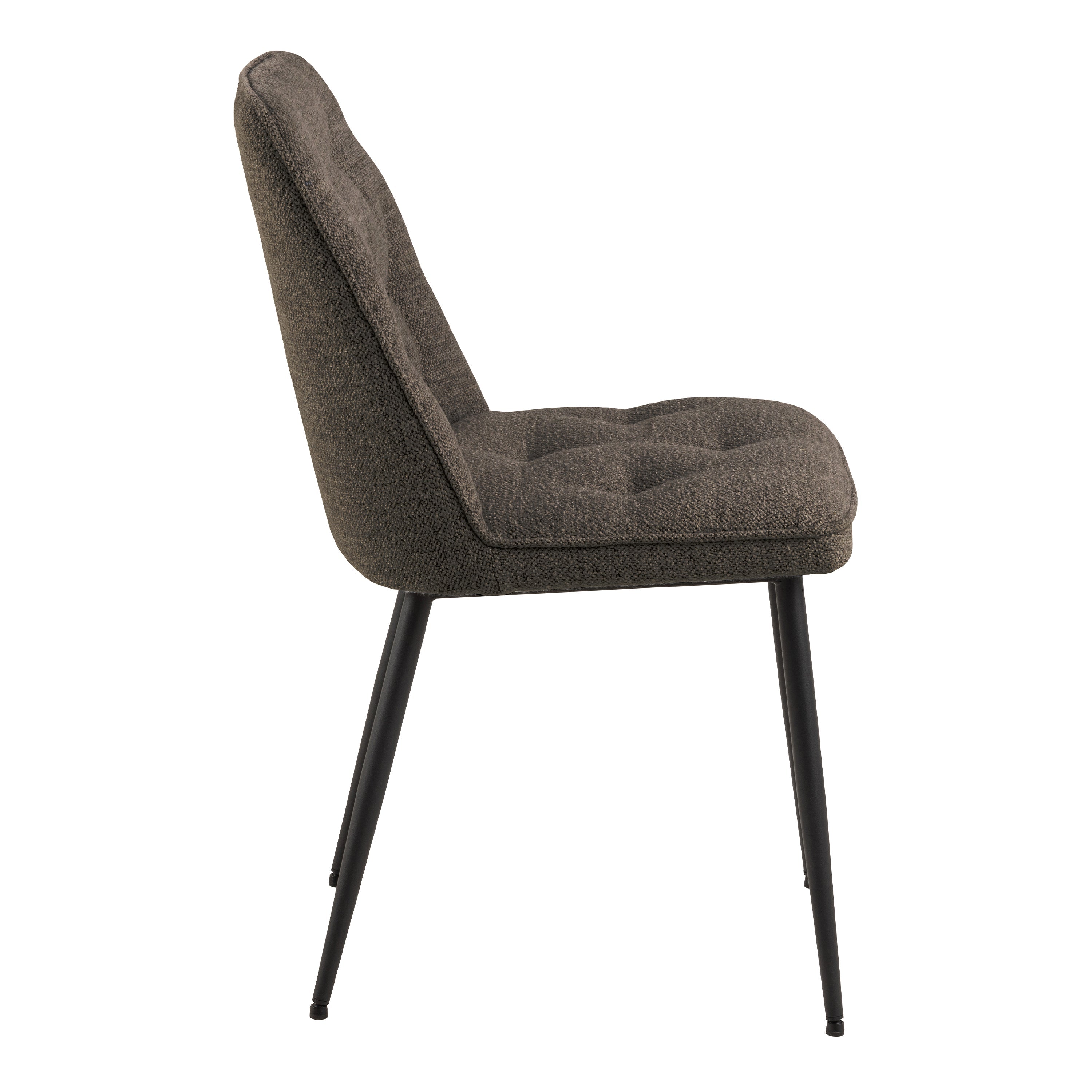 Wicklow Ceramic Dining Table Brown/Black 140x75cm Included 4 Brooke Dining Chairs in Taupe – FTG, view 7