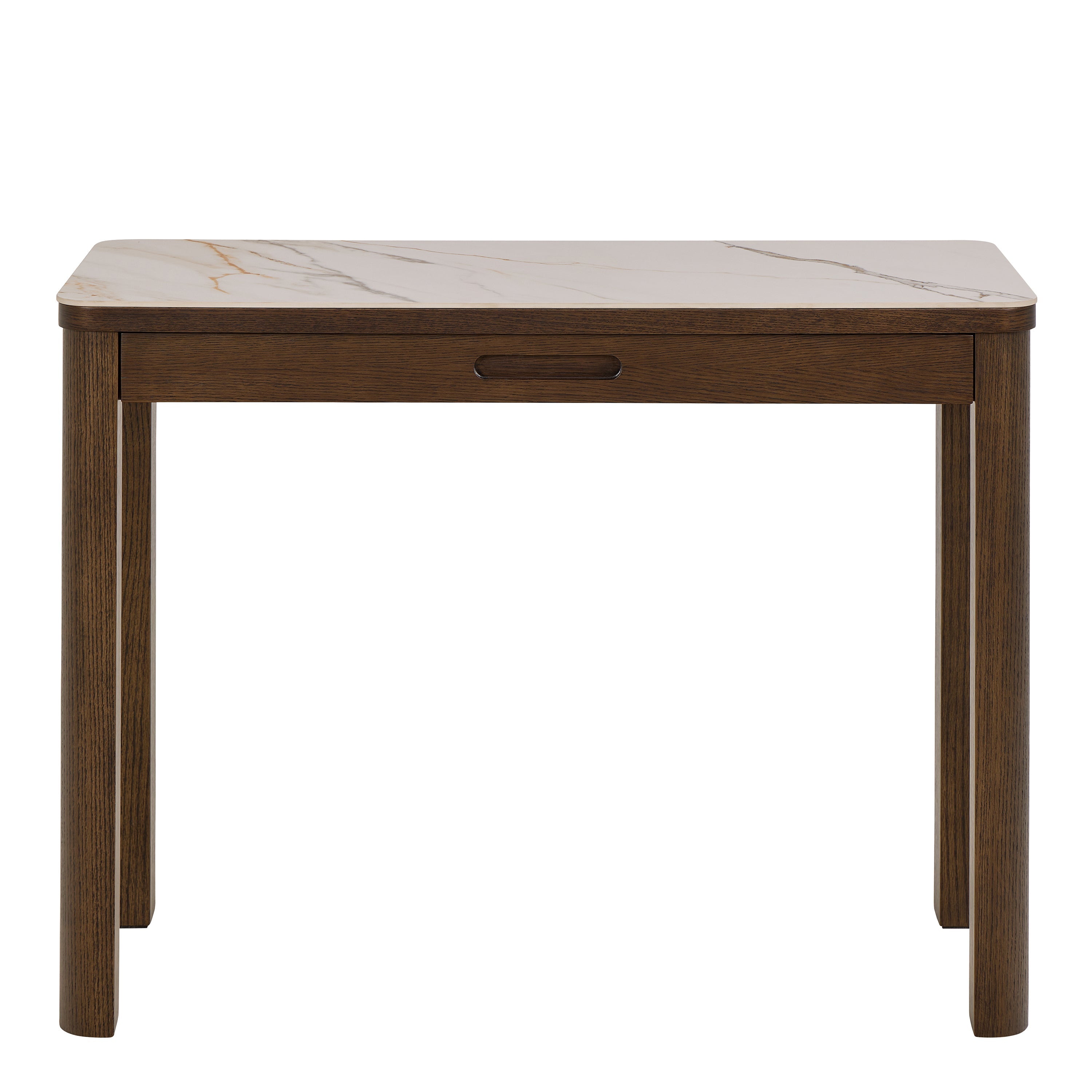 Southampton Console Table 1 Drawer in Cream Ceramic – FTG, view 2