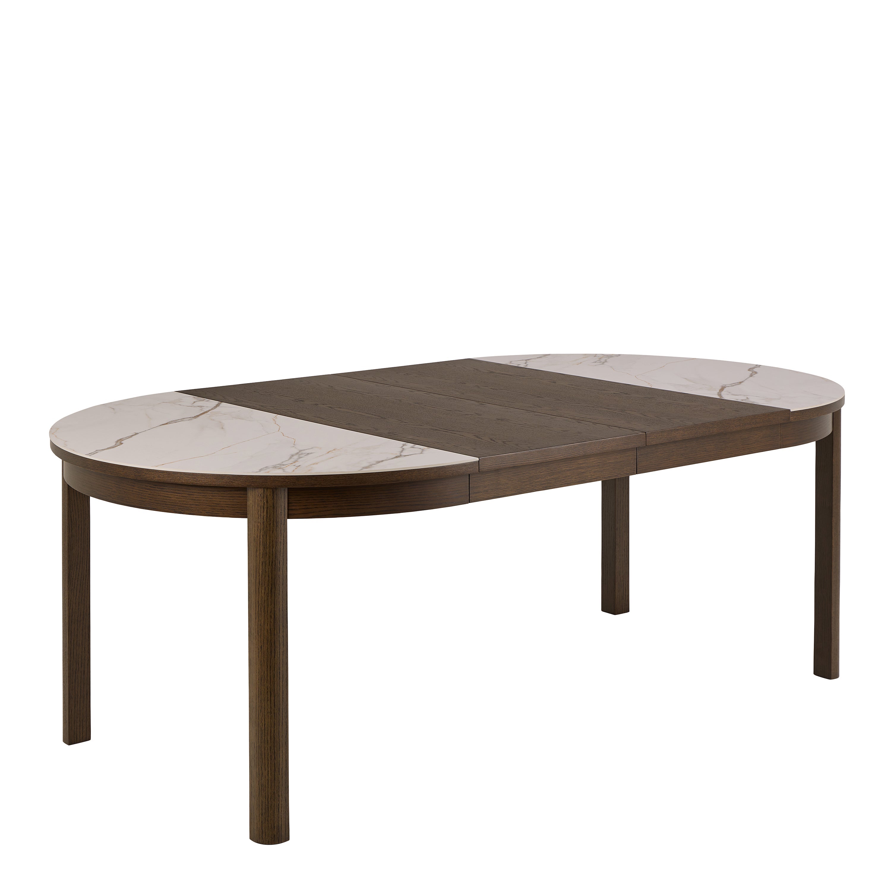 Southampton Round Extendable Dining Table in Cream Ceramic 120/220 x 120 x 75cm – FTG