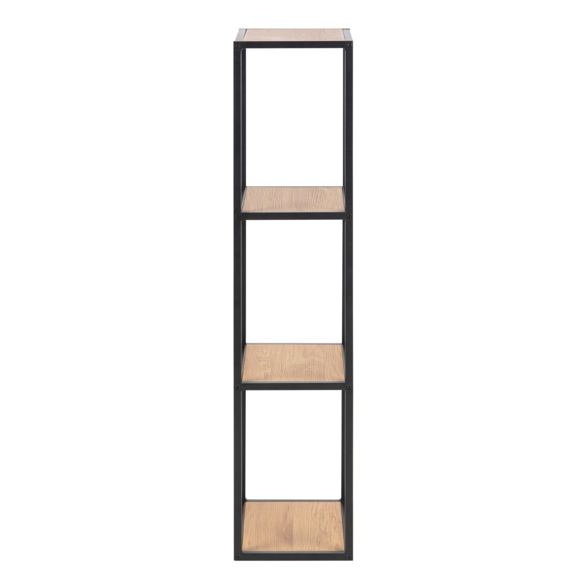 Seaford Black Metal Wall Shelf – FTG, view 4