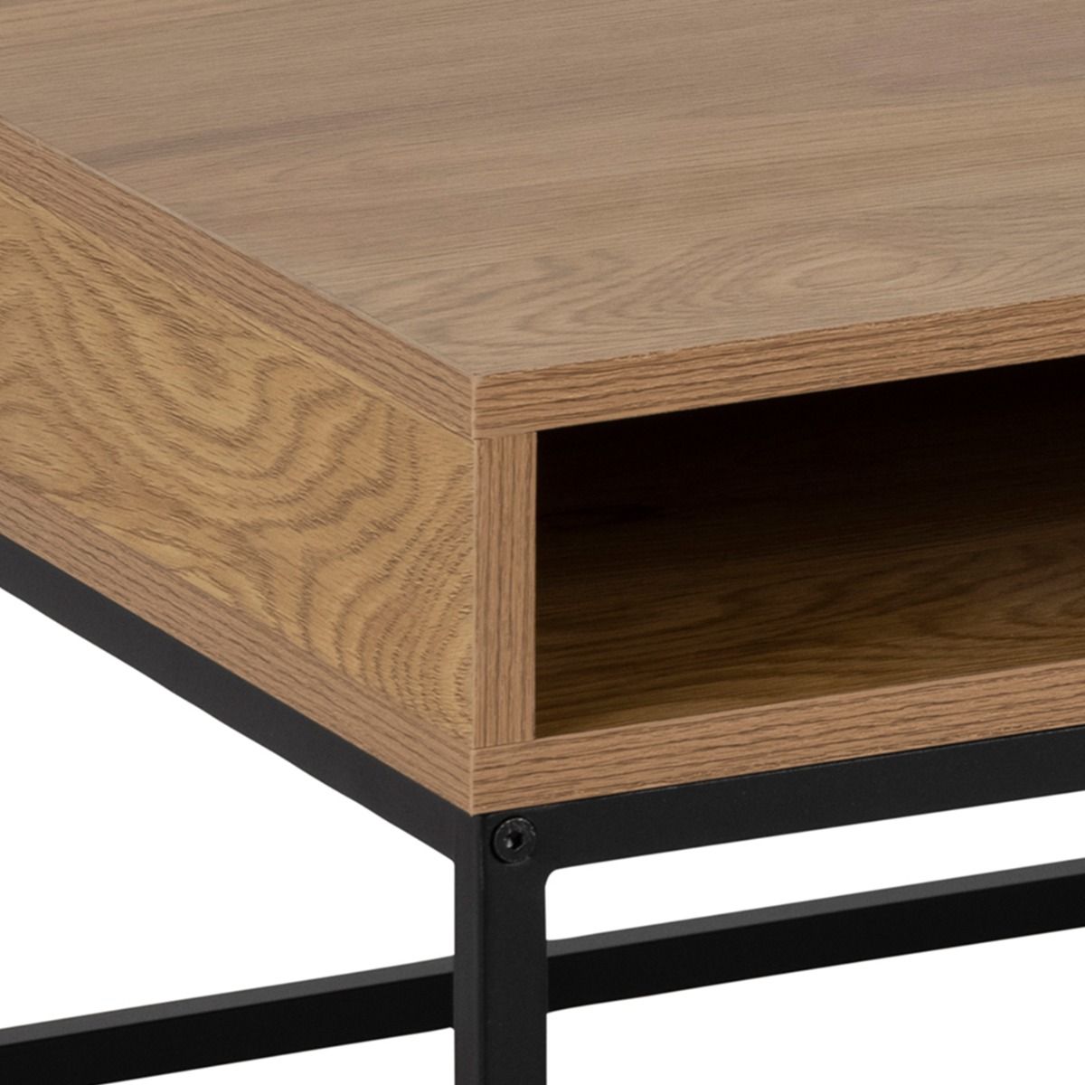Willford Coffee Table in Oak & Black – FTG, view 7