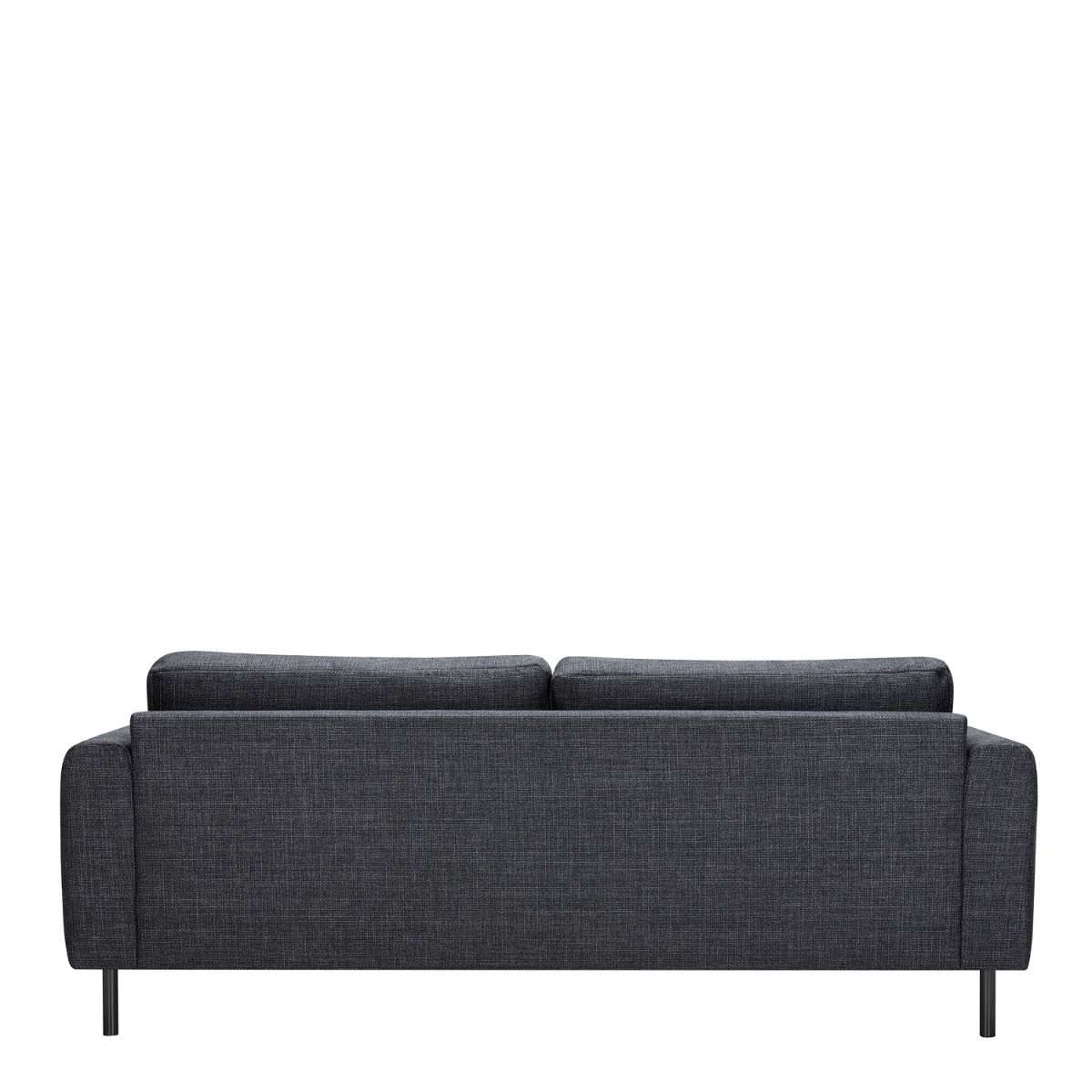 Omaha 3 Seater Sofa in Dark Grey Basel Fabric – FTG, view 3