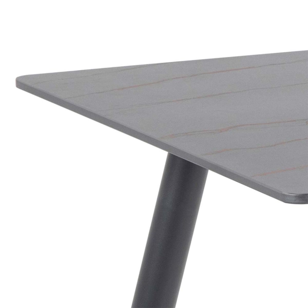 Wicklow Ceramic Dining Table in Black – FTG, view 6