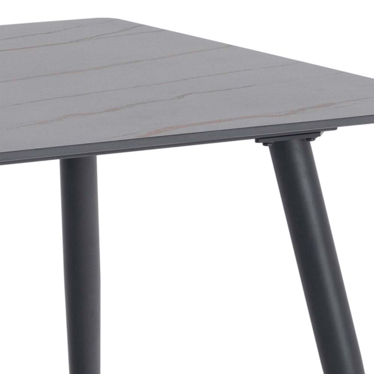 Wicklow Ceramic Dining Table in Black – FTG, view 5