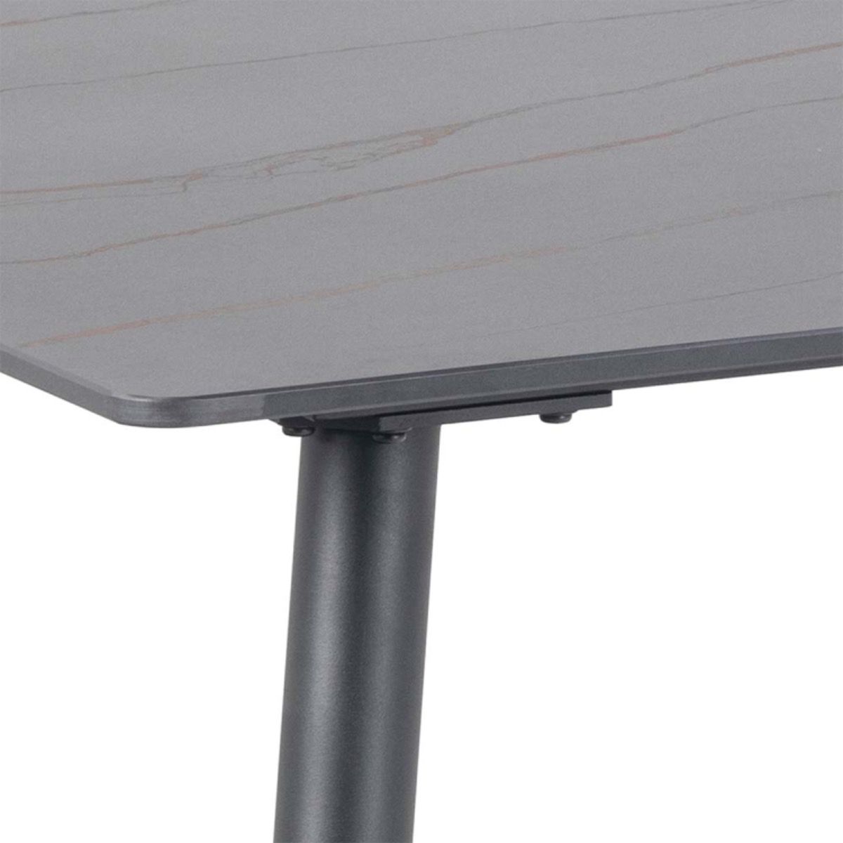 Wicklow Ceramic Dining Table in Black – FTG, view 4