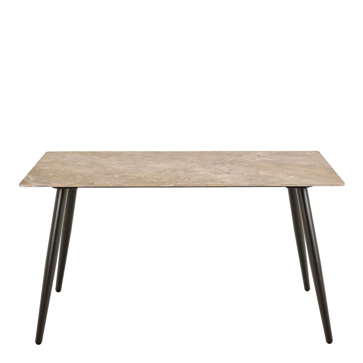 Wicklow Ceramic Dining Table Brown/Black – FTG, view 2