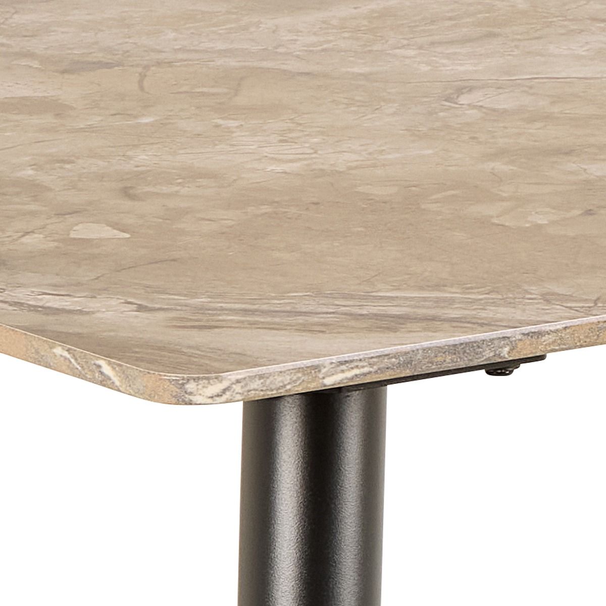 Wicklow Ceramic Dining Table Brown/Black – FTG, view 8