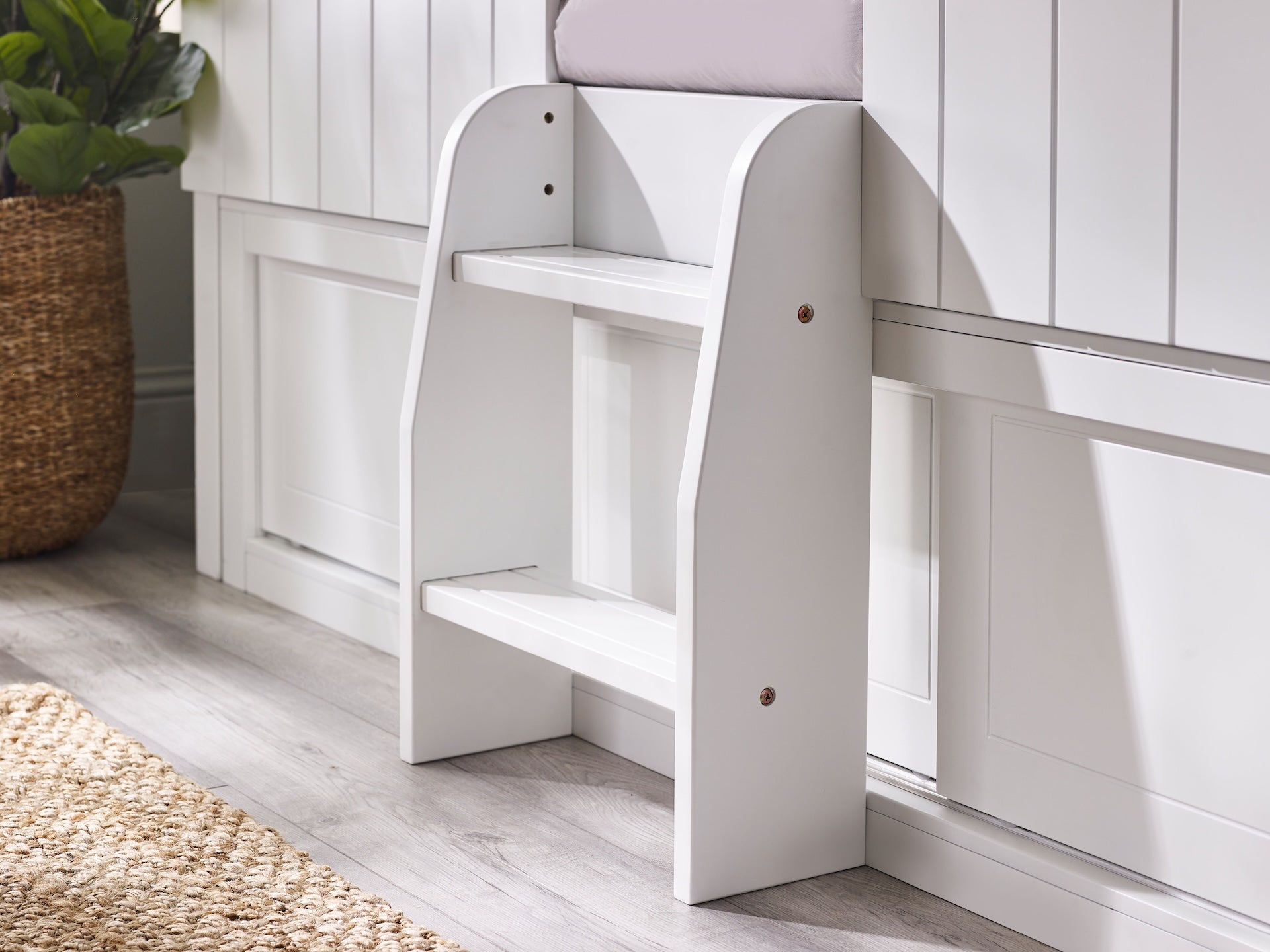Acorn Treehouse Midsleeper & Storage Unit - White – Julian Bowen, view 14