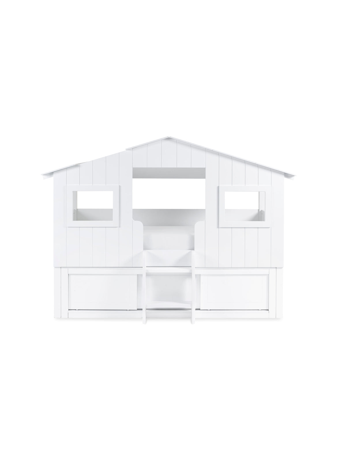 Acorn Treehouse Midsleeper & Storage Unit - White